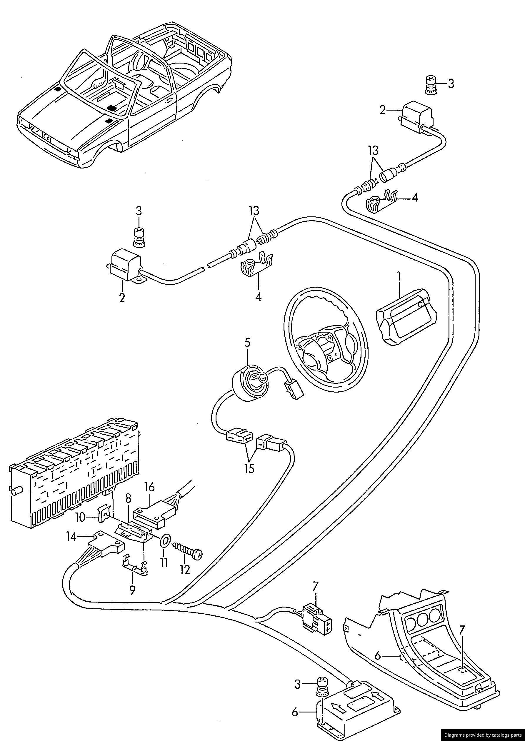 Car part diagram