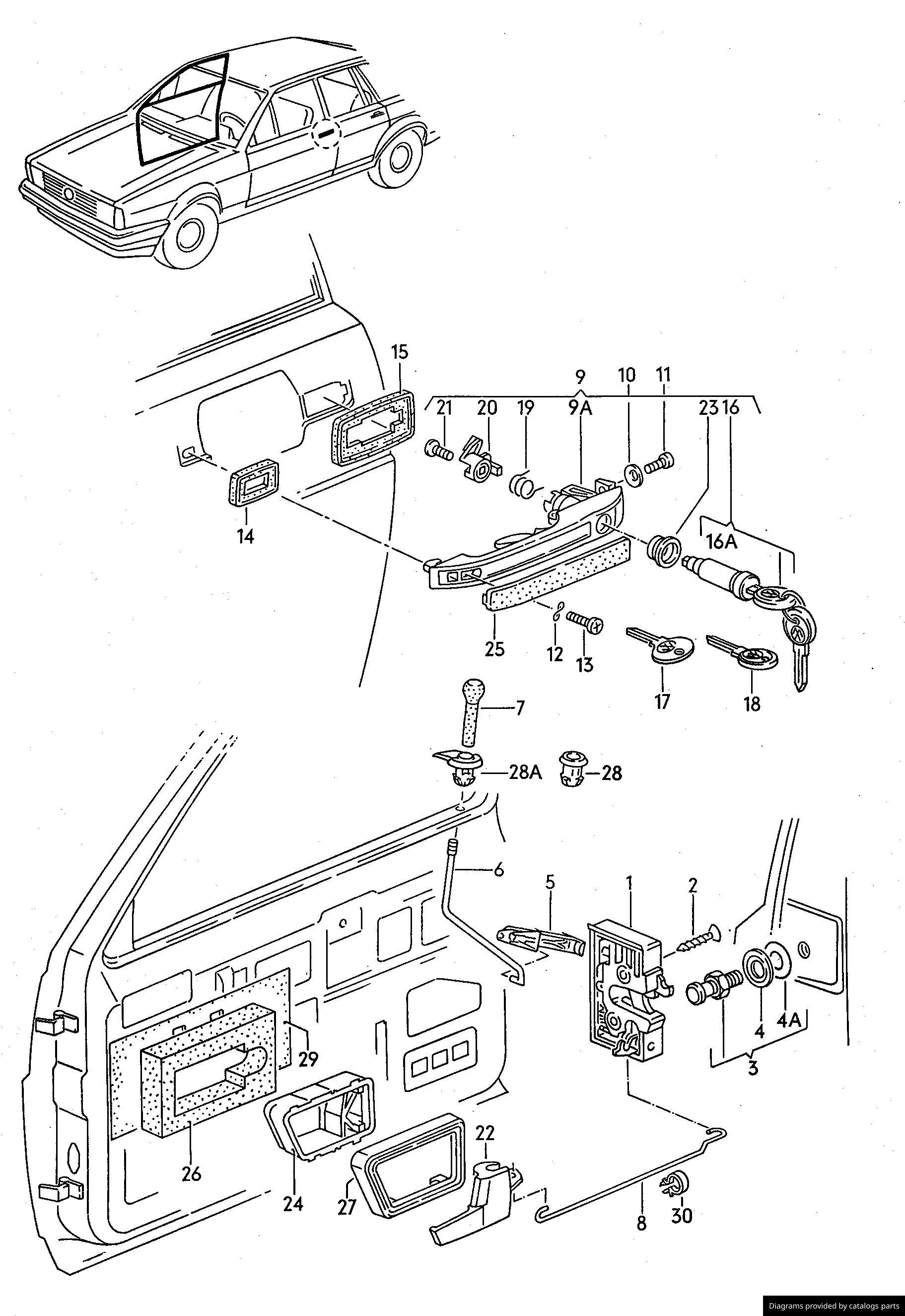 Car part diagram