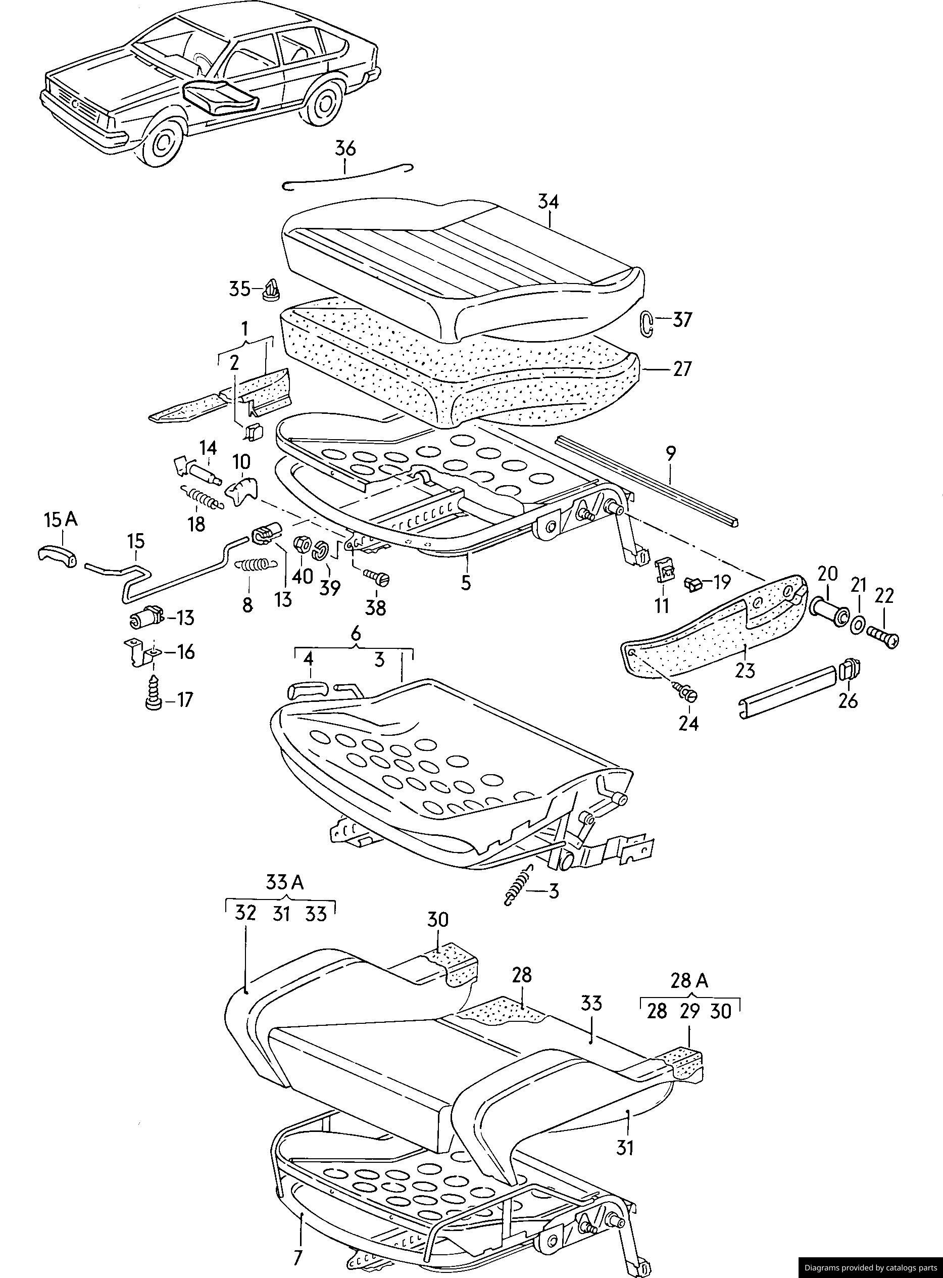 Car part diagram