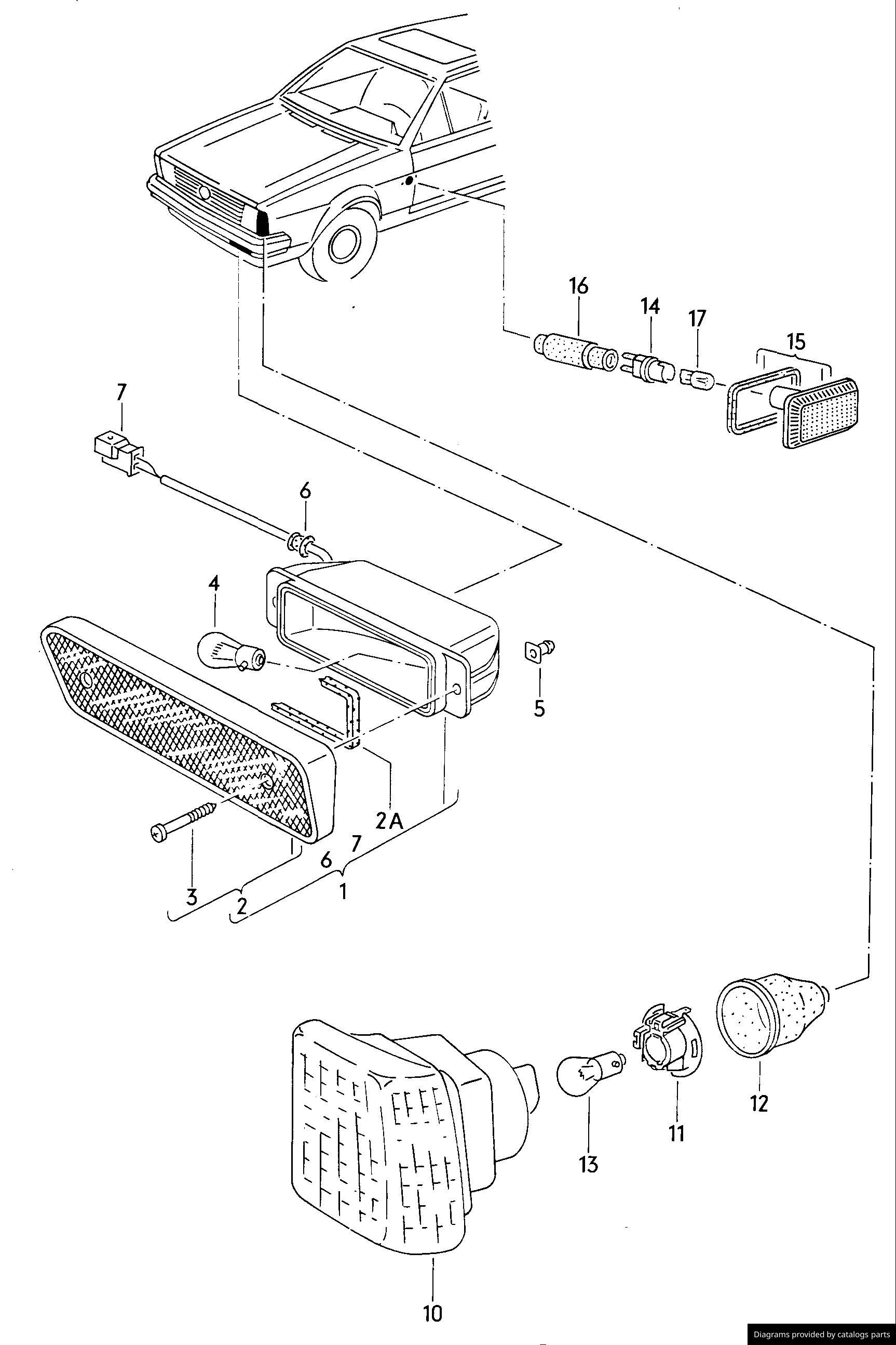 Car part diagram