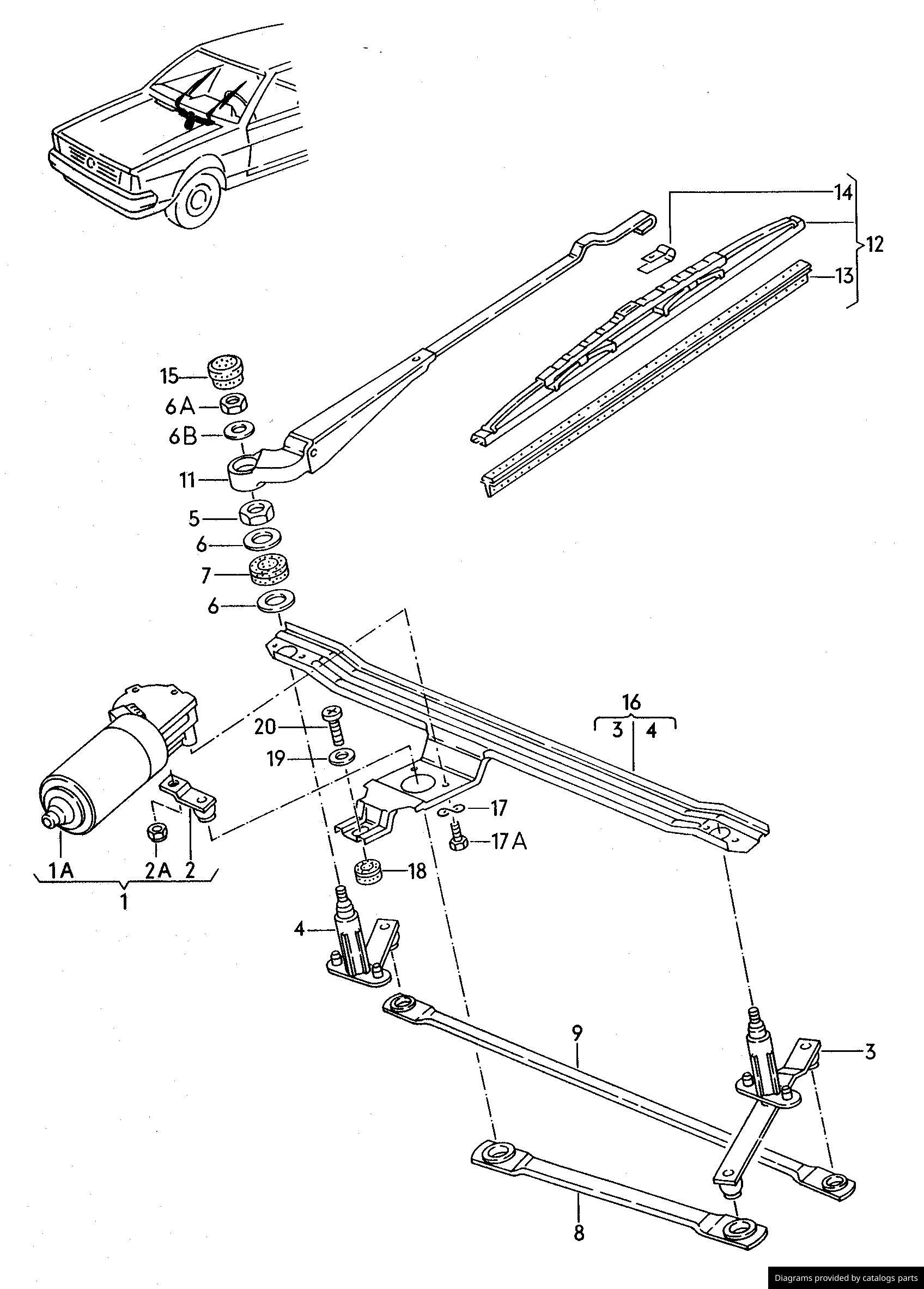 Car part diagram