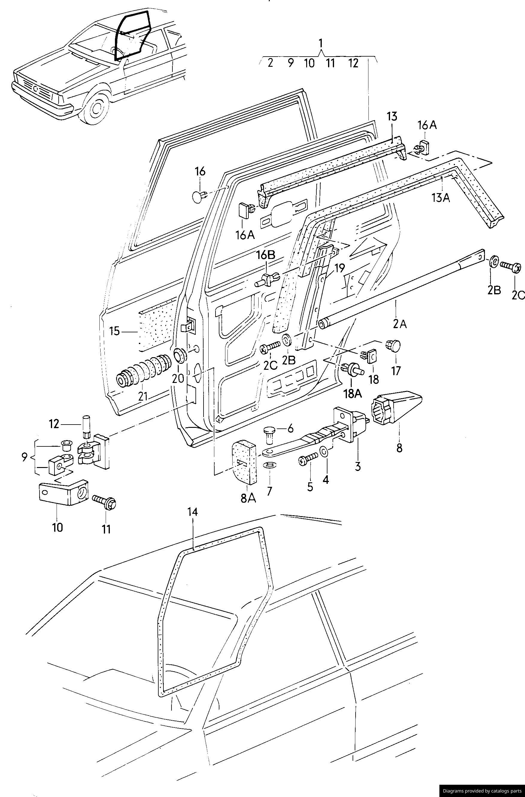 Car part diagram