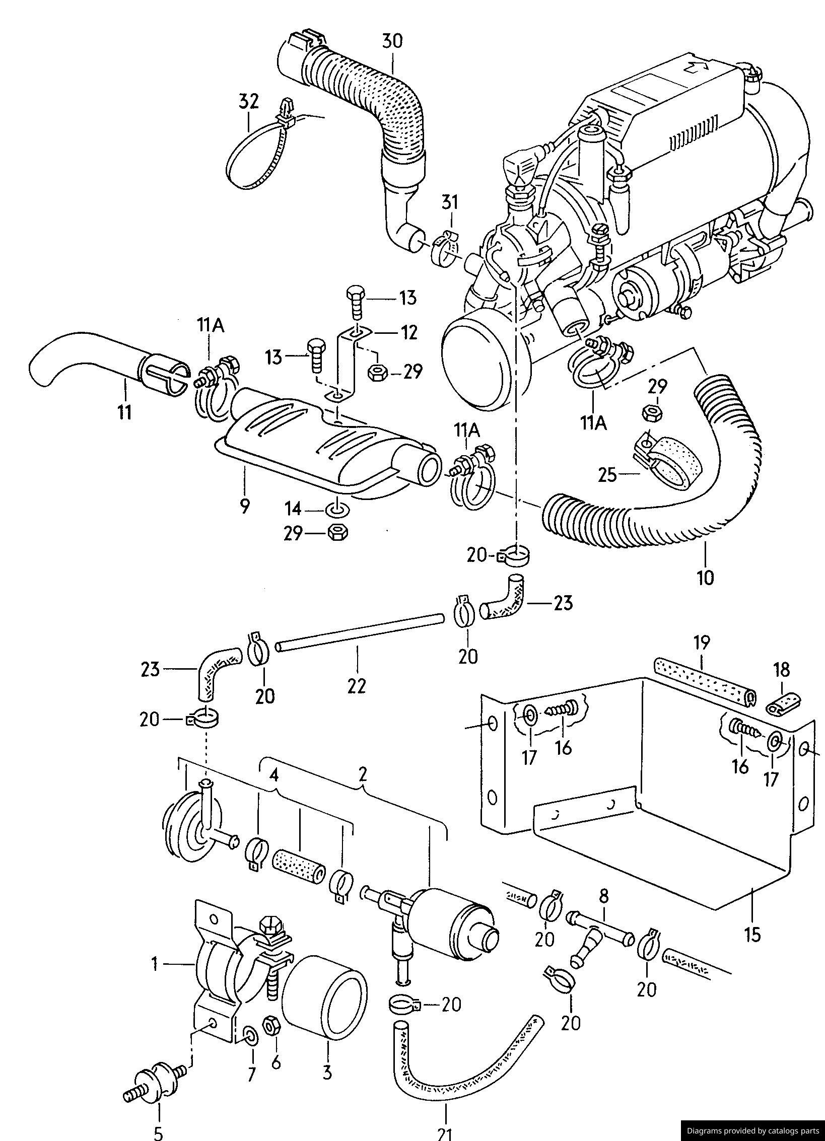 Car part diagram