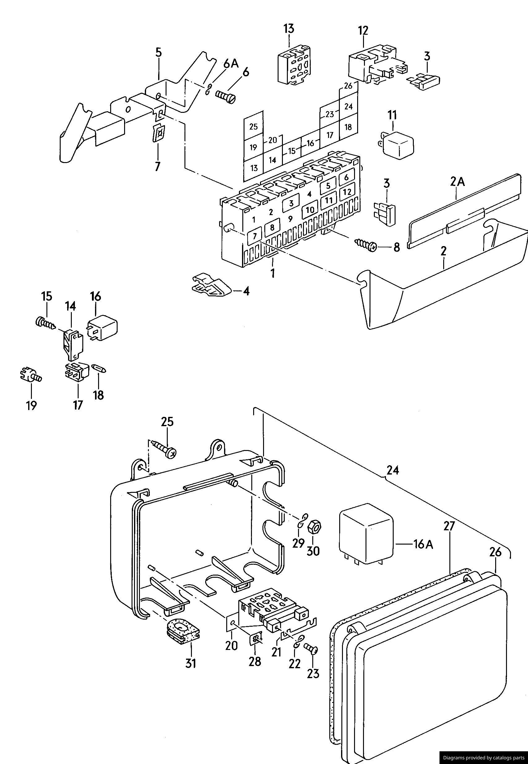Car part diagram