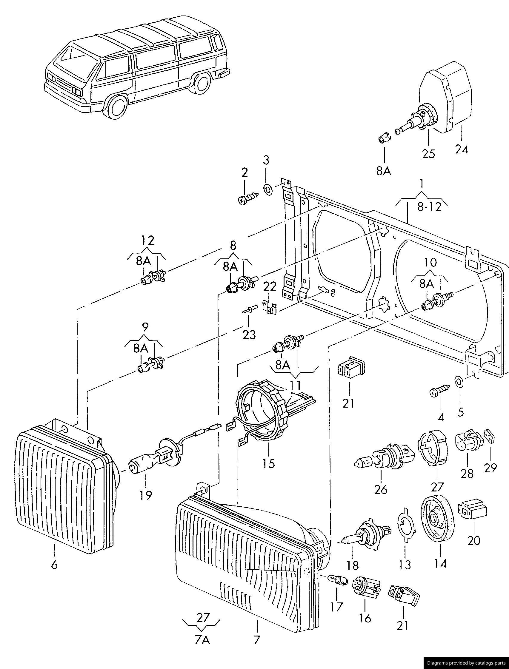 Car part diagram