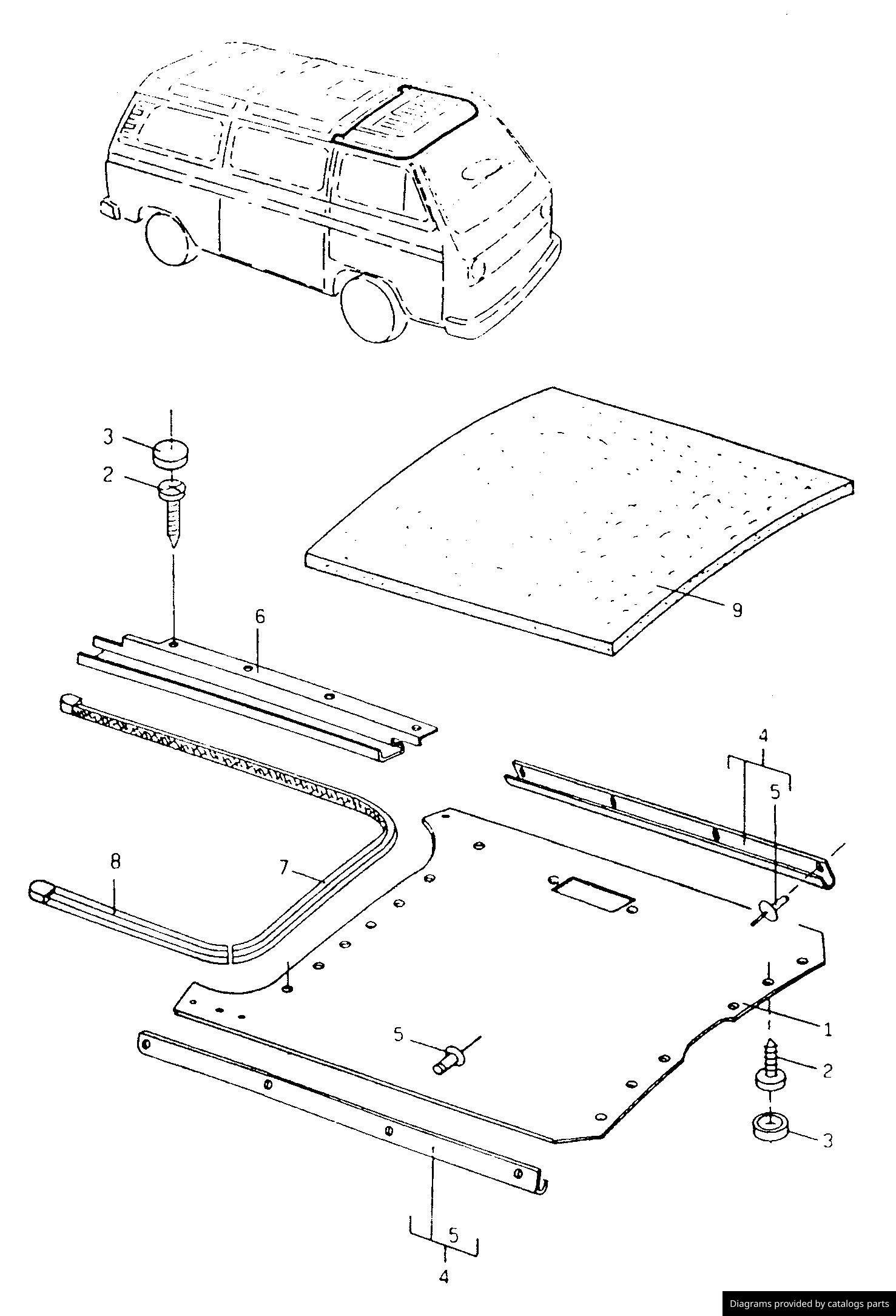 Car part diagram