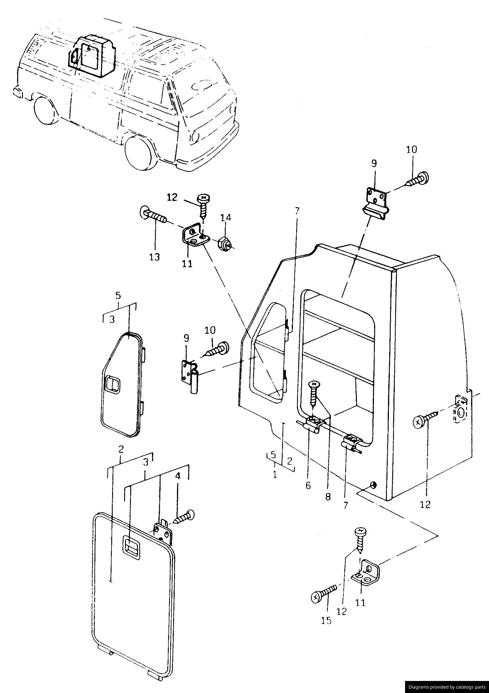 Car part diagram