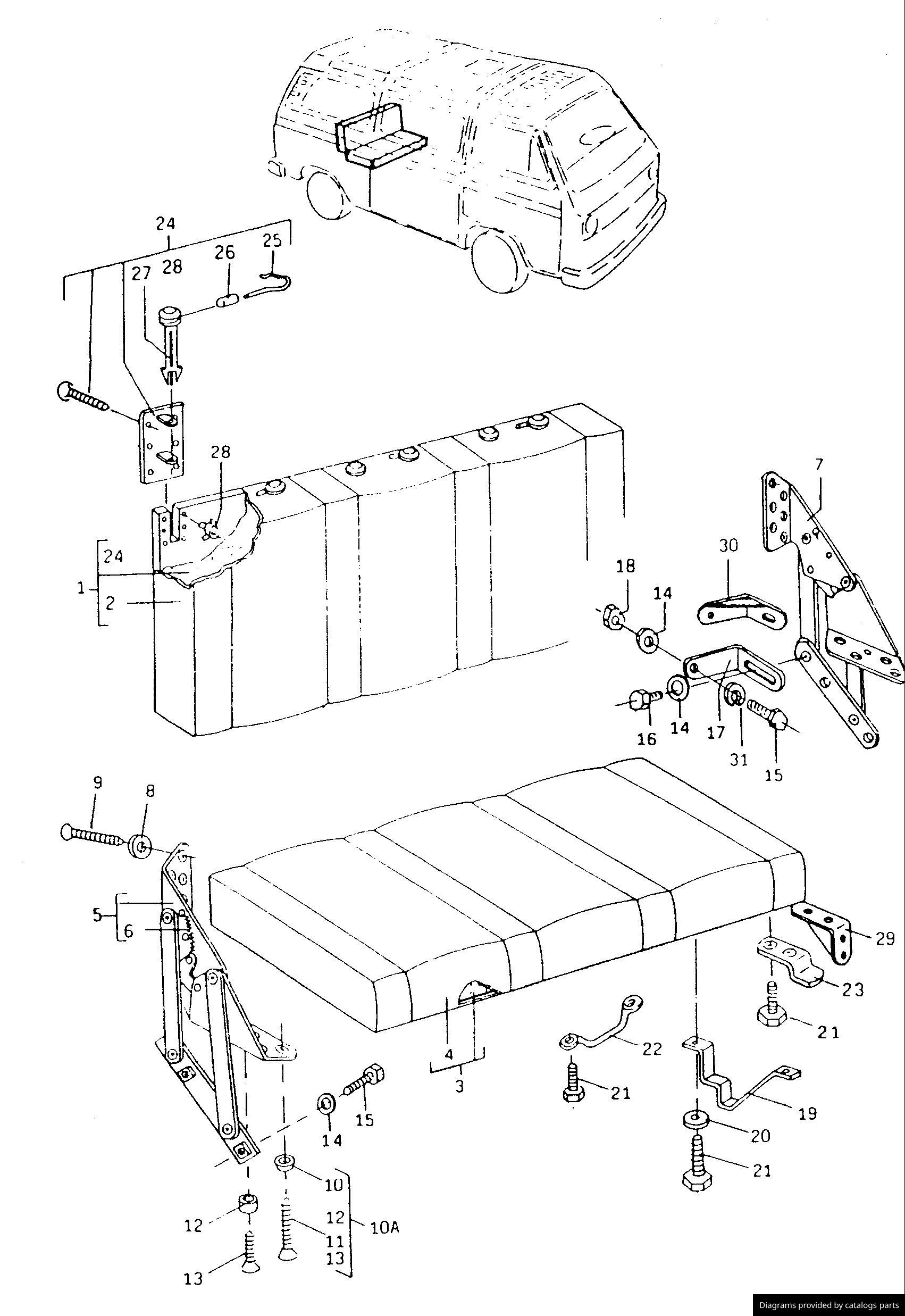Car part diagram