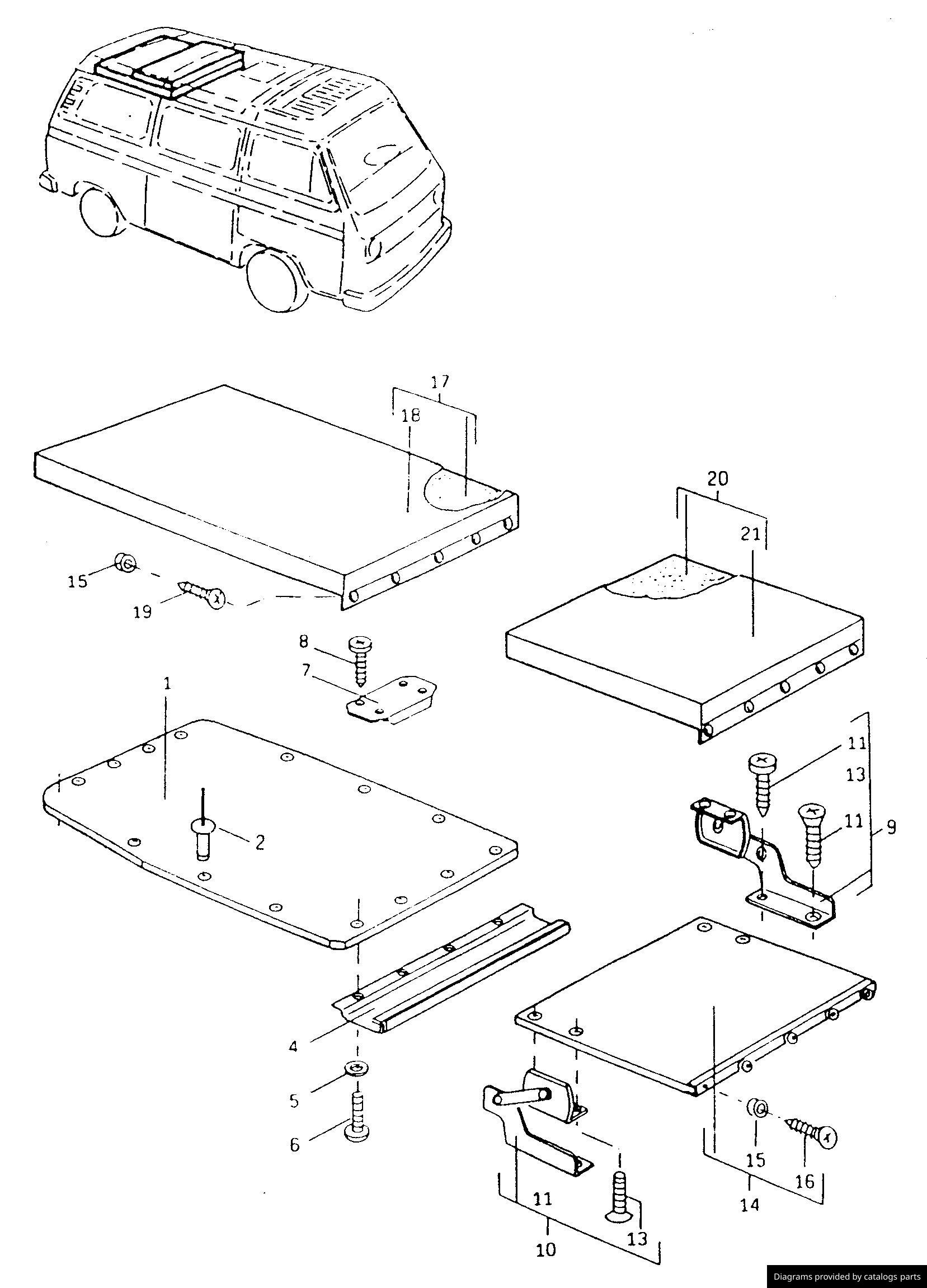 Car part diagram