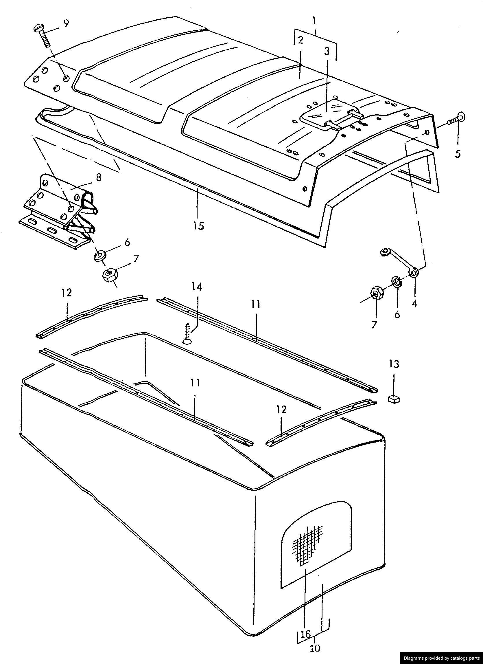 Car part diagram