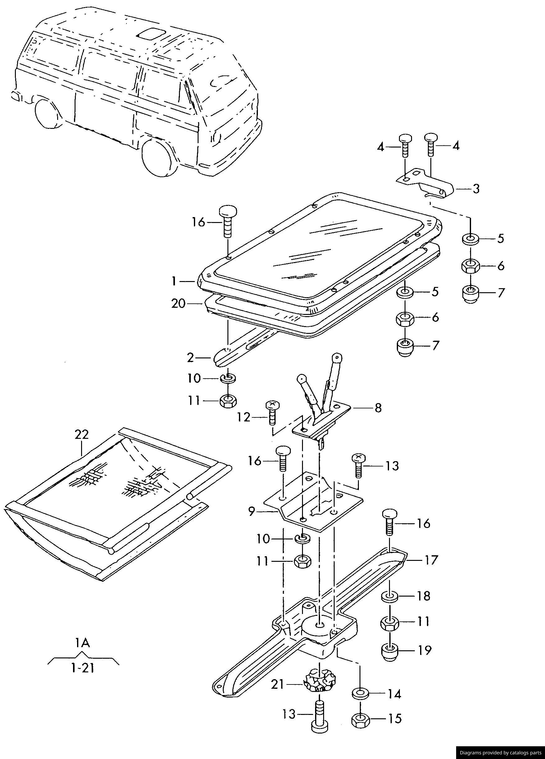 Car part diagram