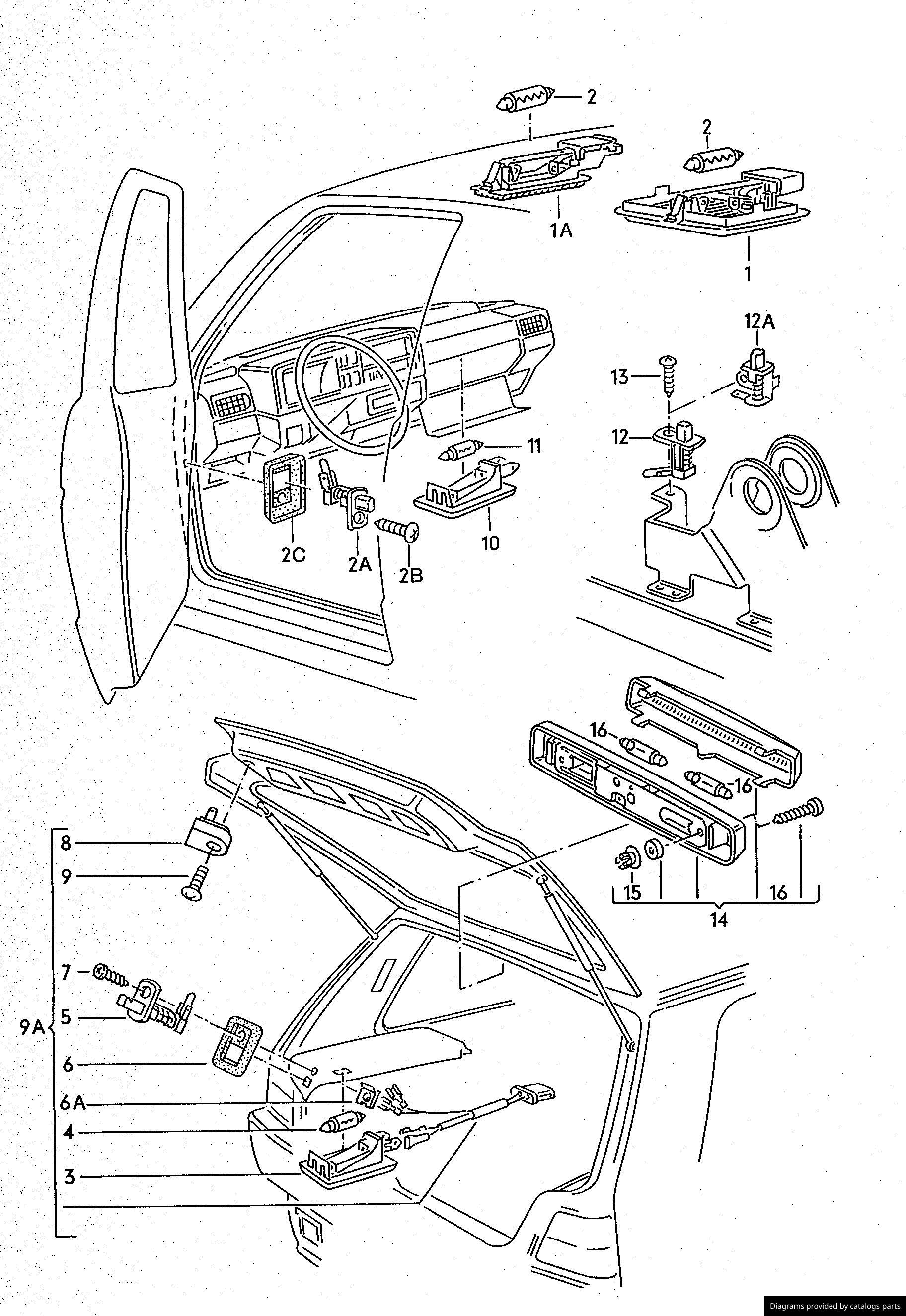 Car part diagram