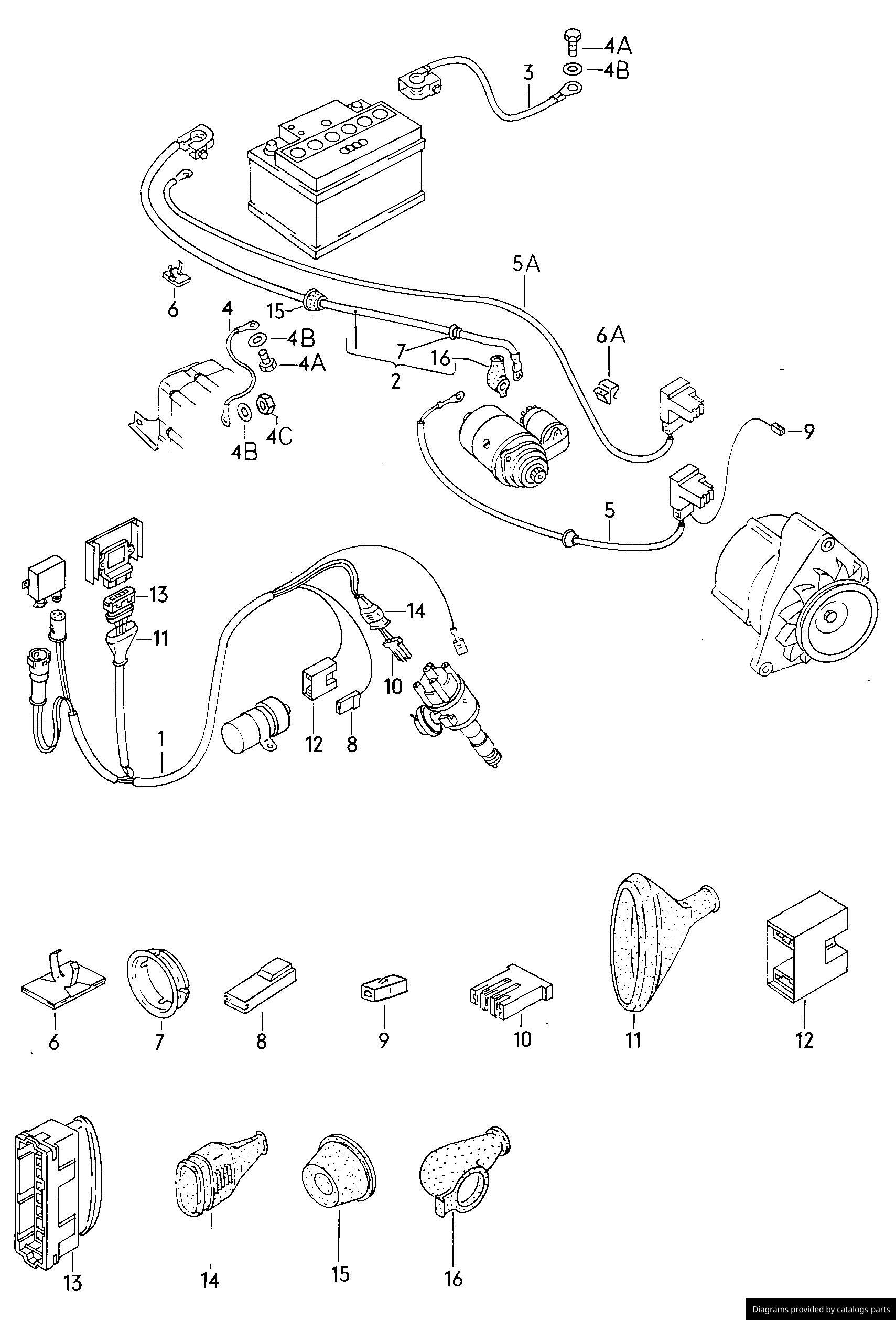 Car part diagram