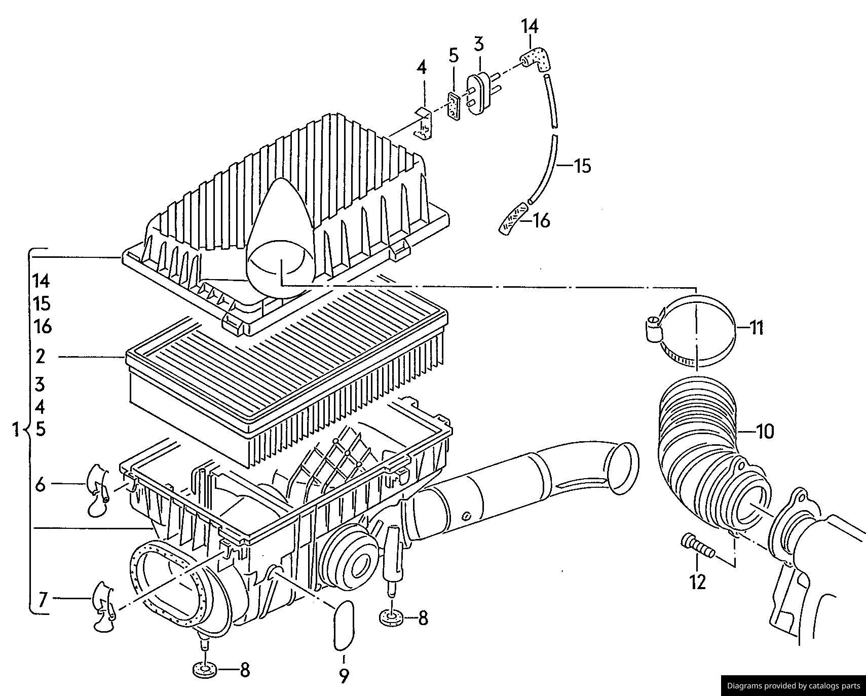 Car part diagram
