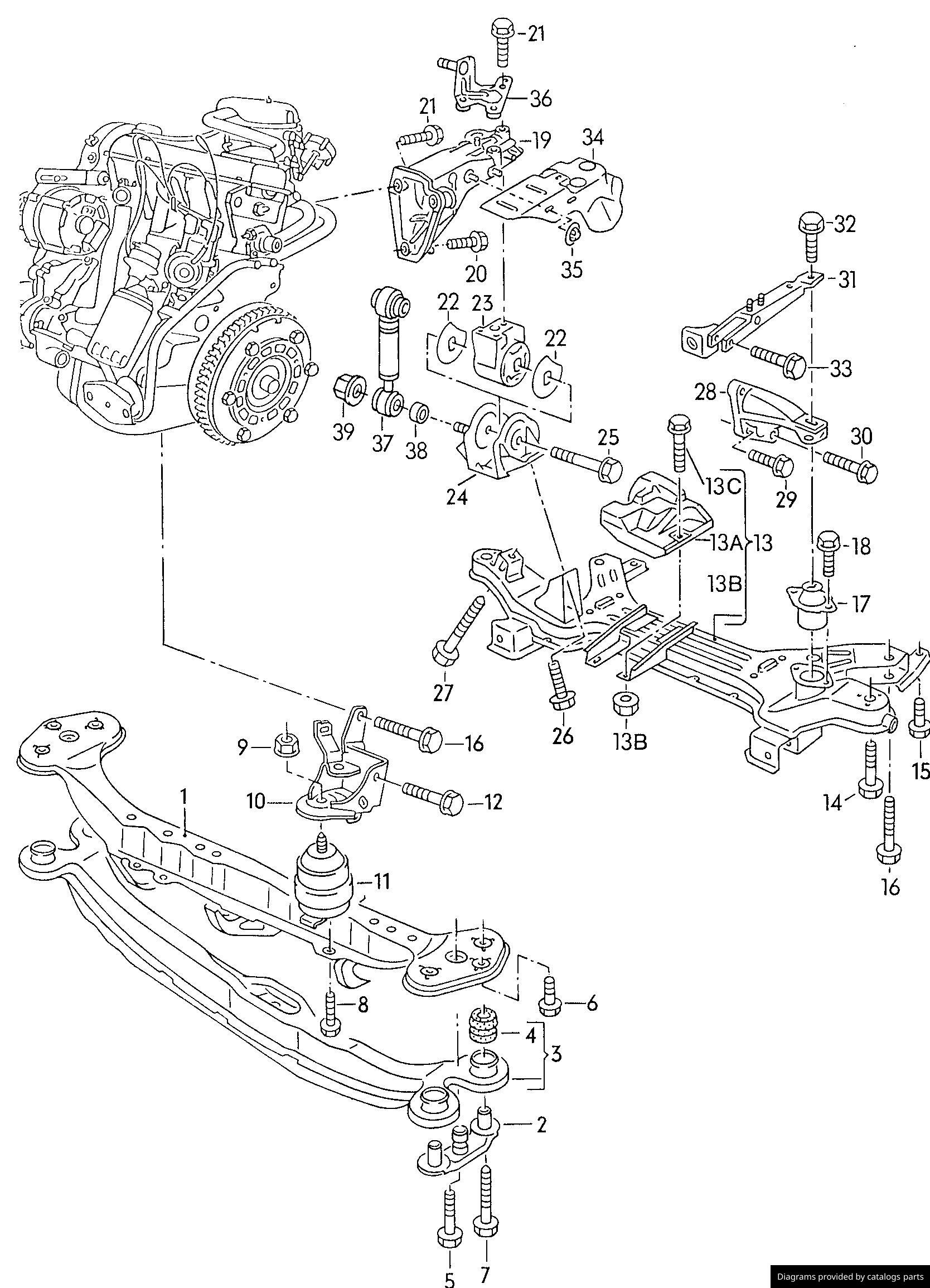 Car part diagram