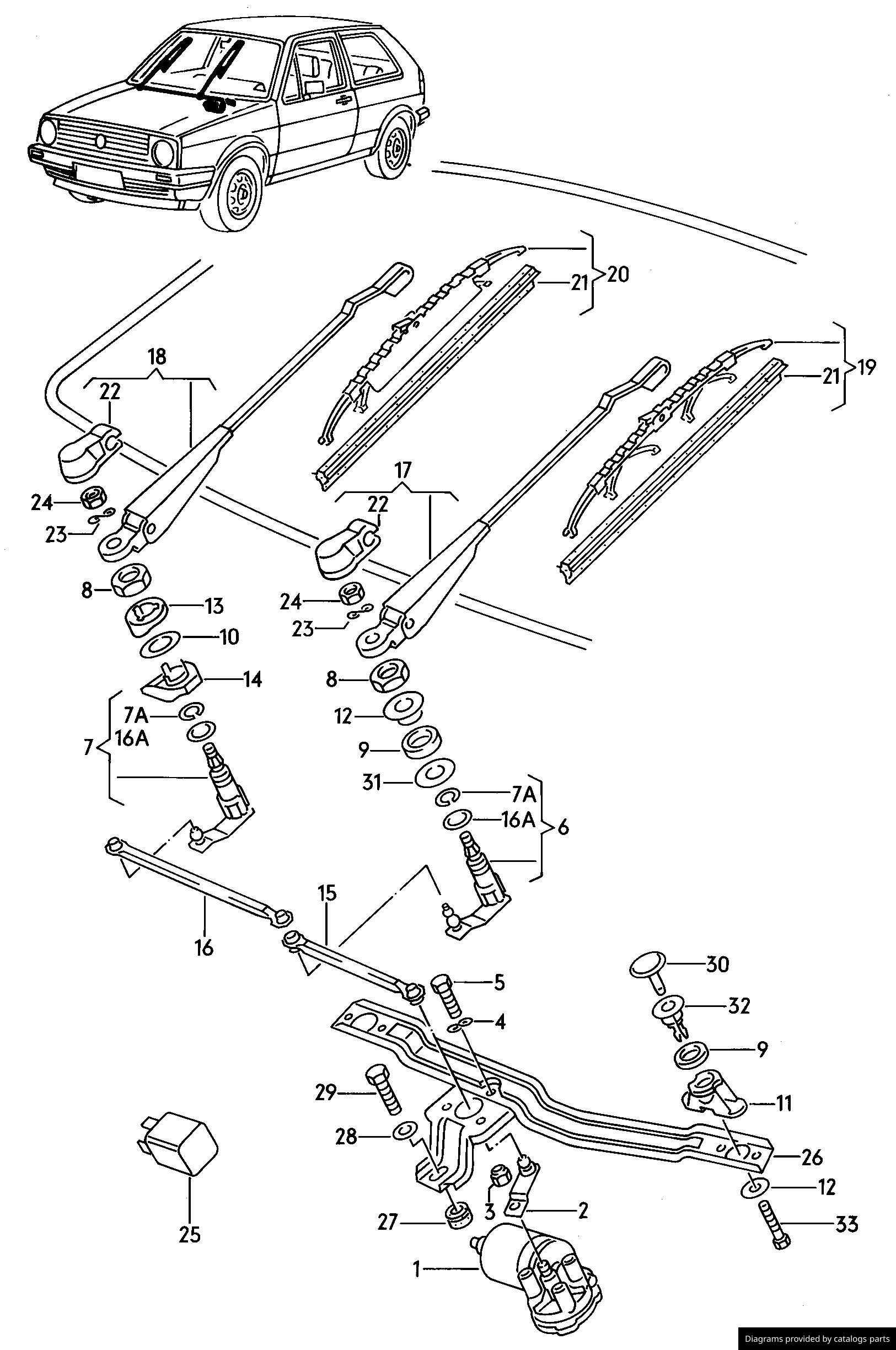 Car part diagram