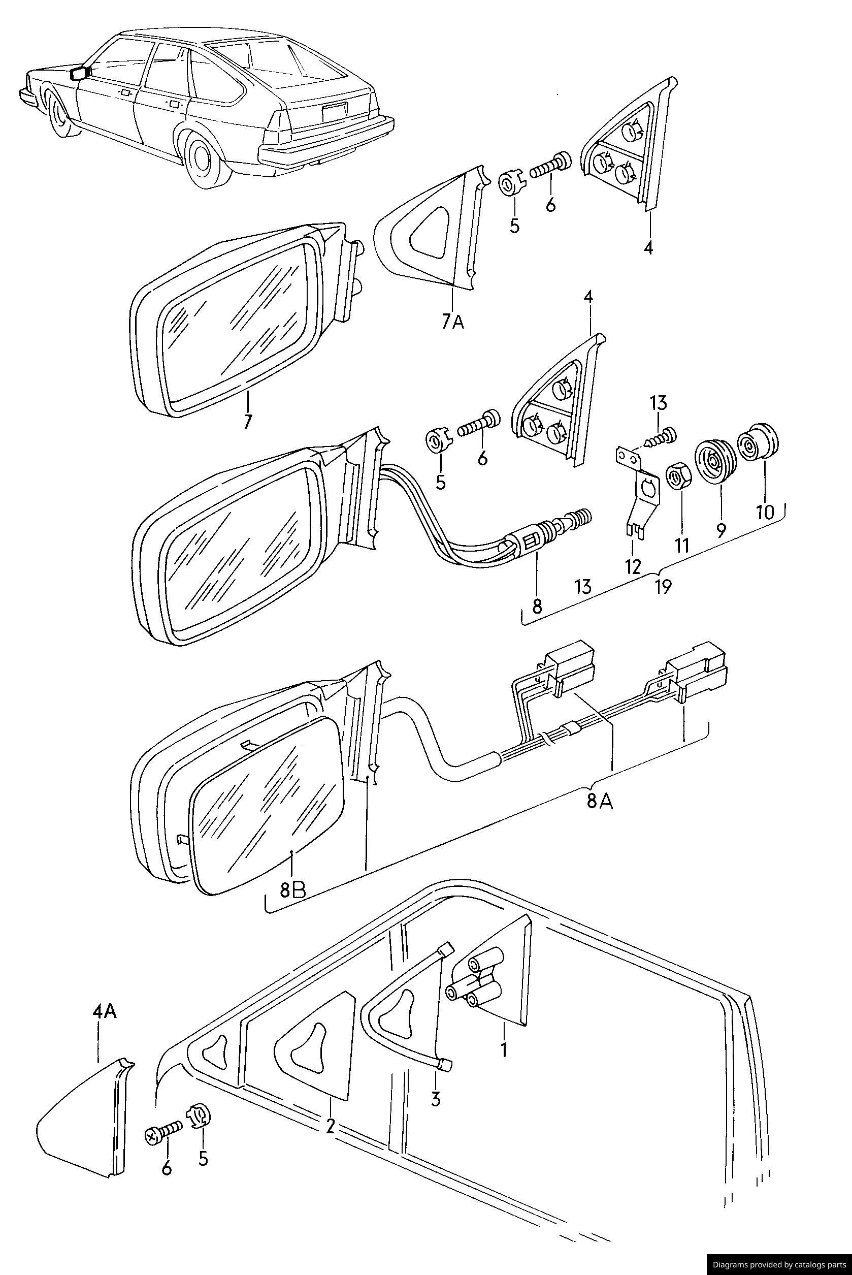 Car part diagram