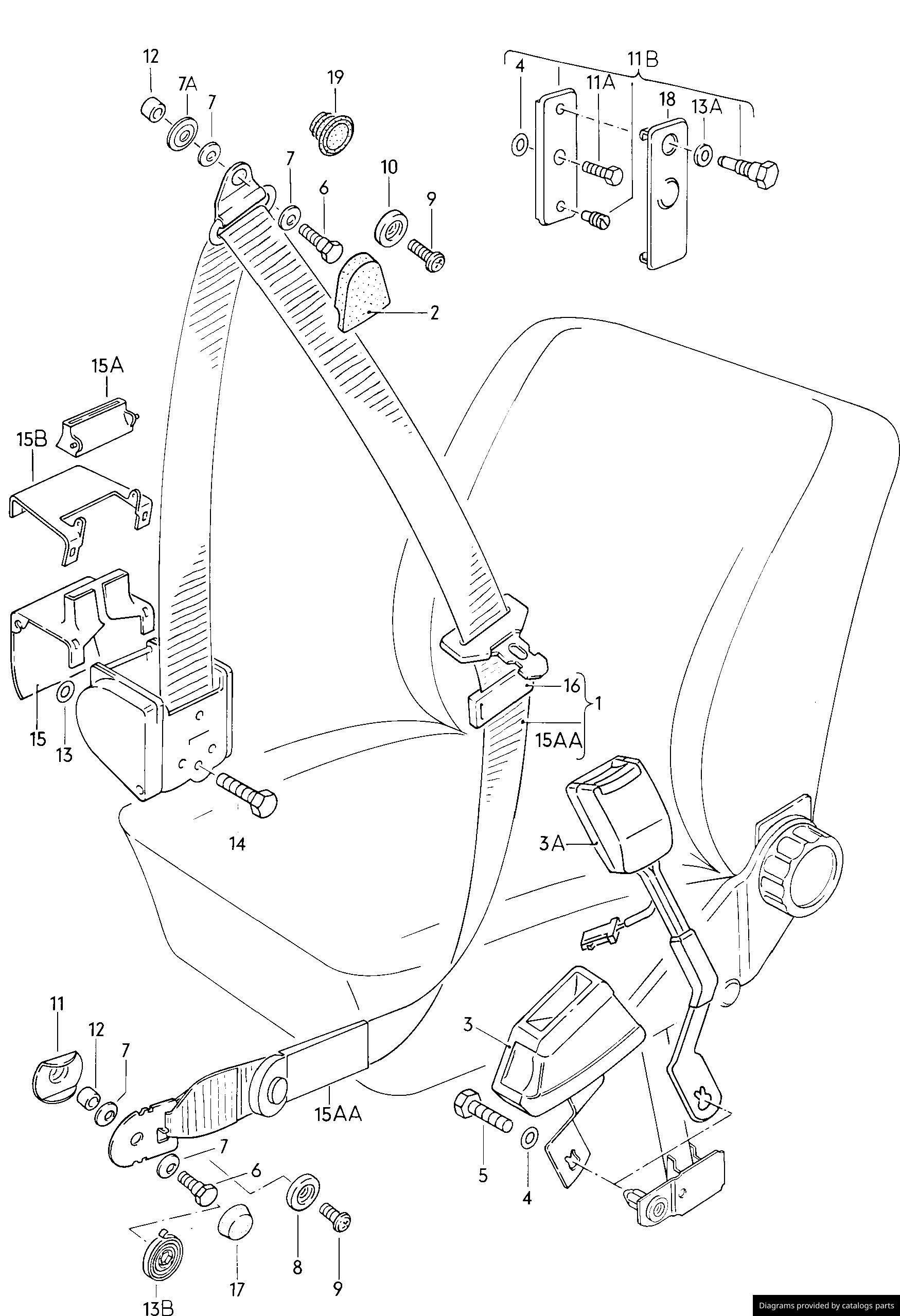 Car part diagram