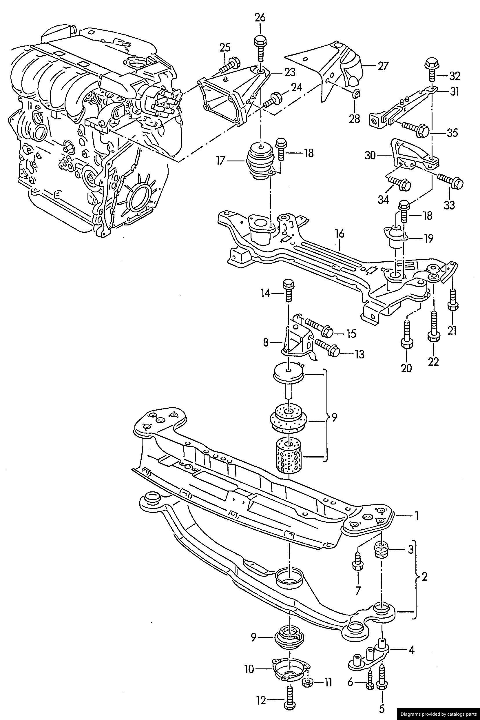 Car part diagram