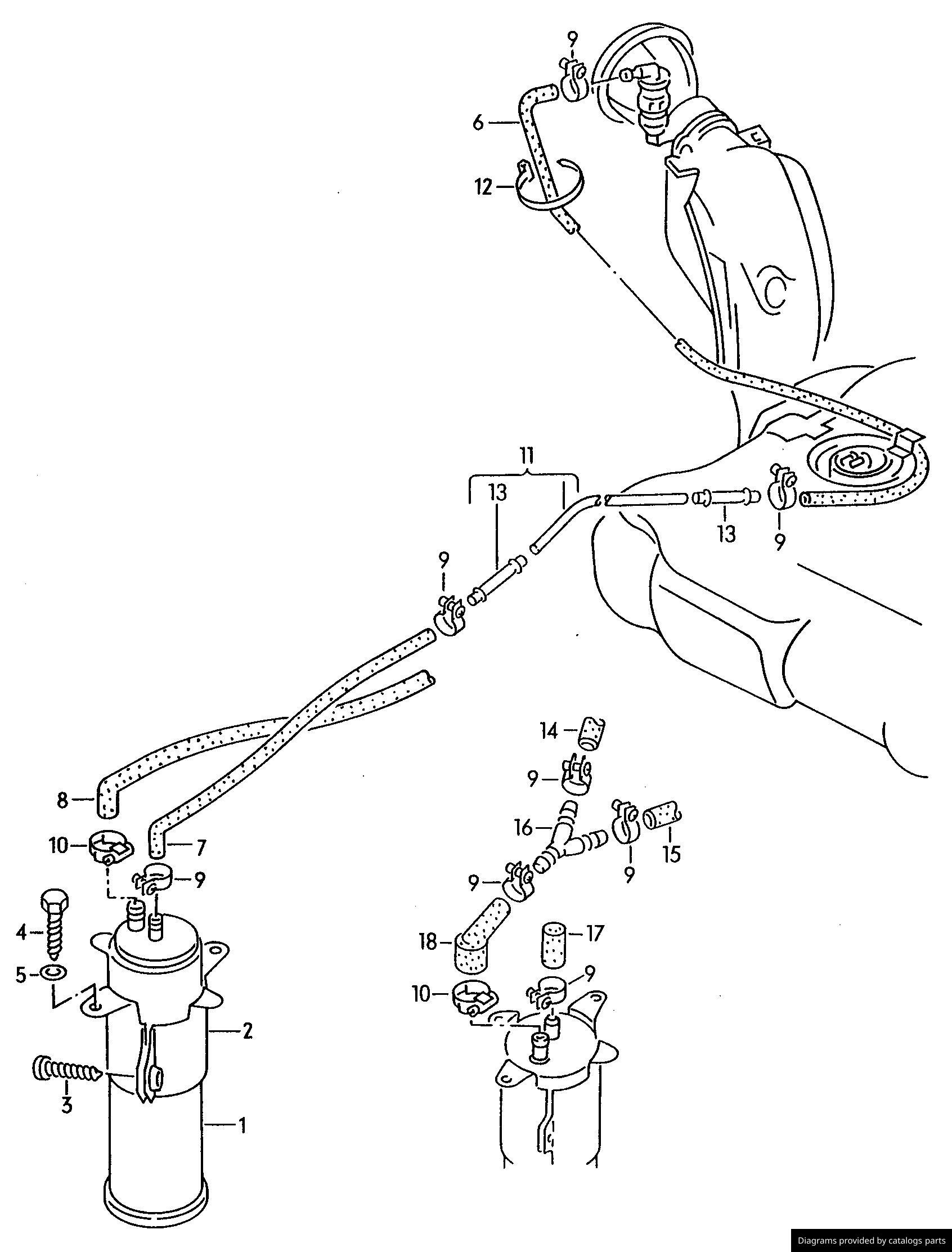 Car part diagram