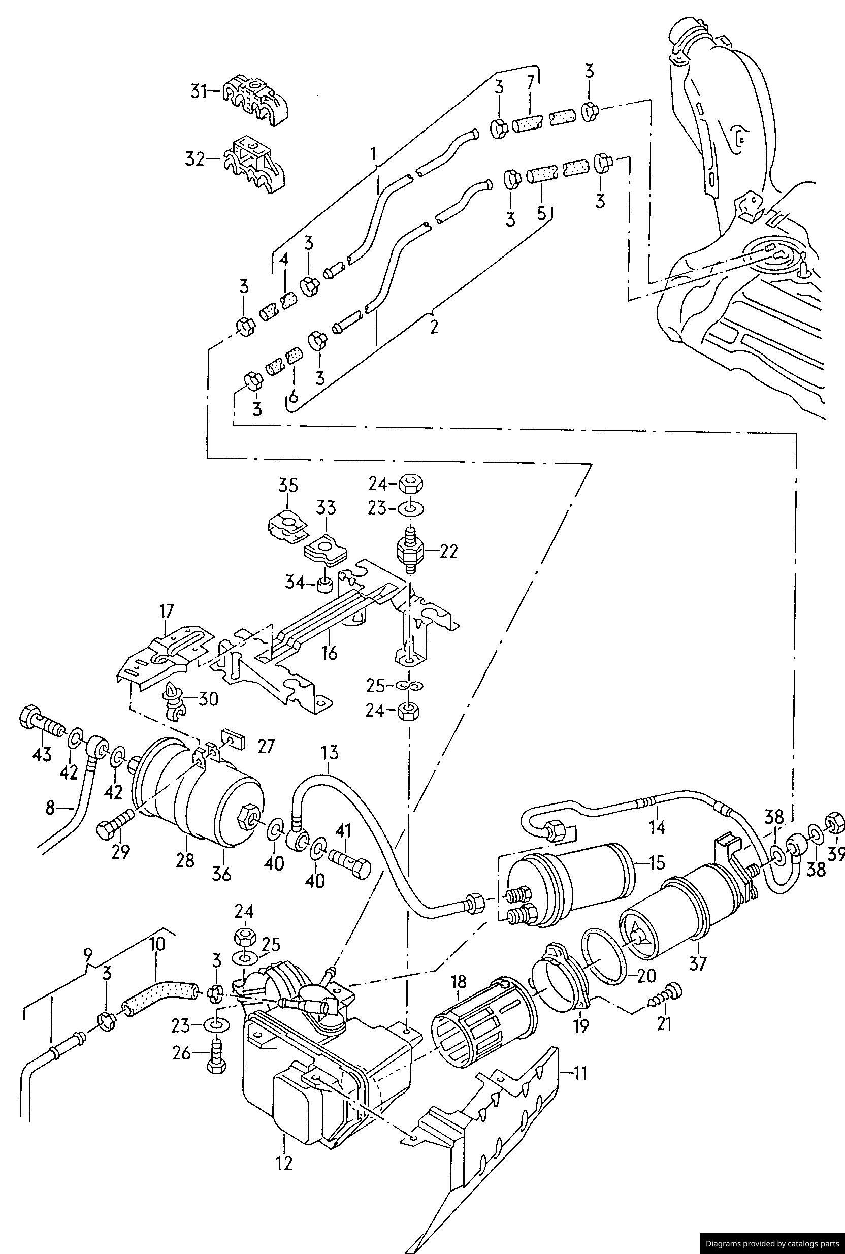 Car part diagram