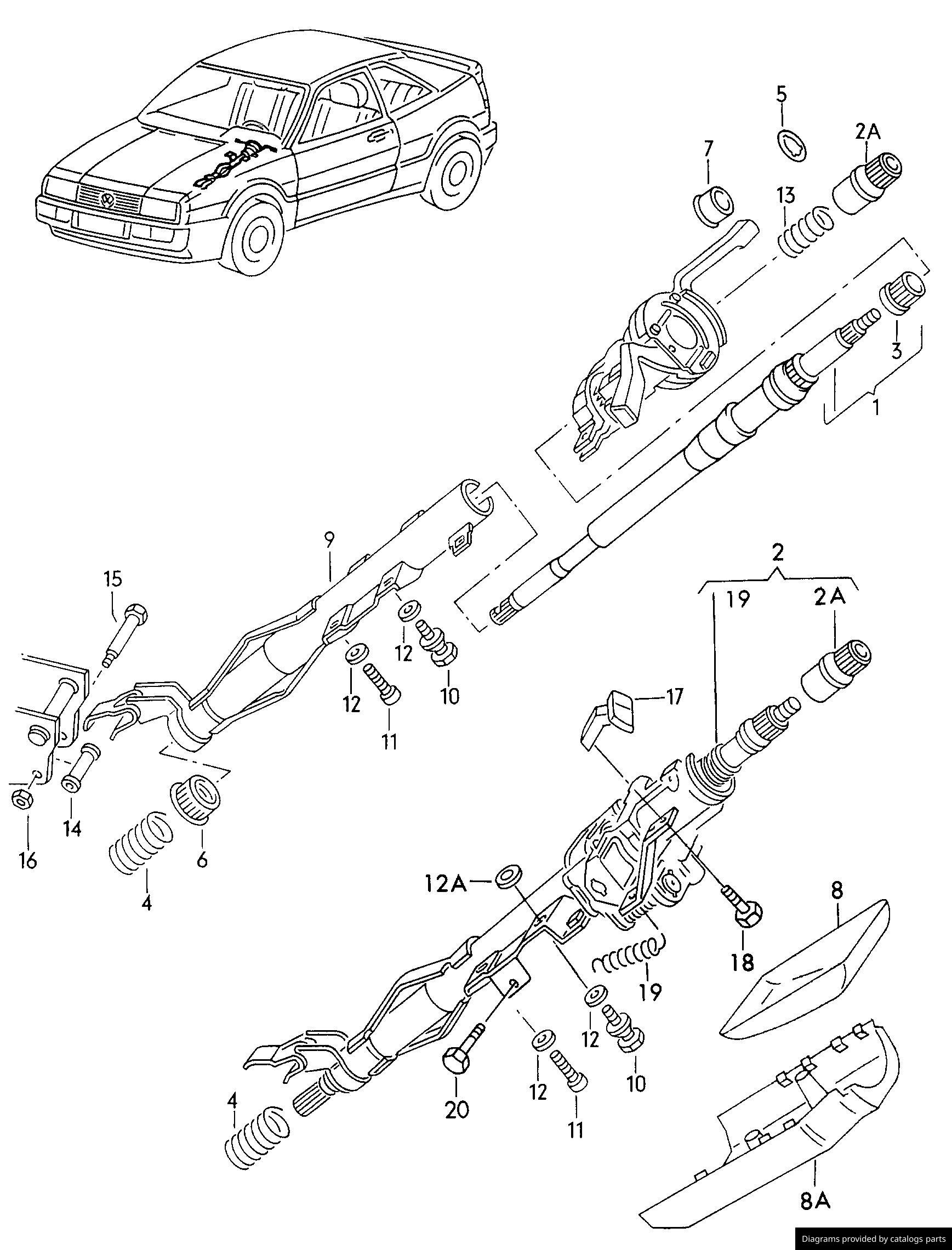 Car part diagram