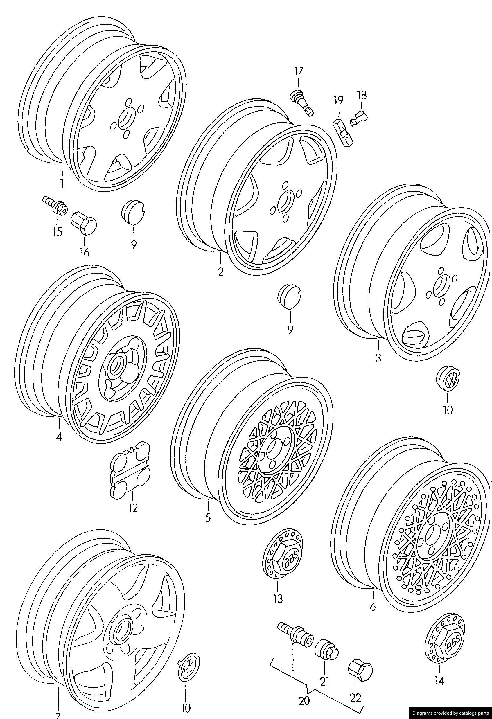 Car part diagram