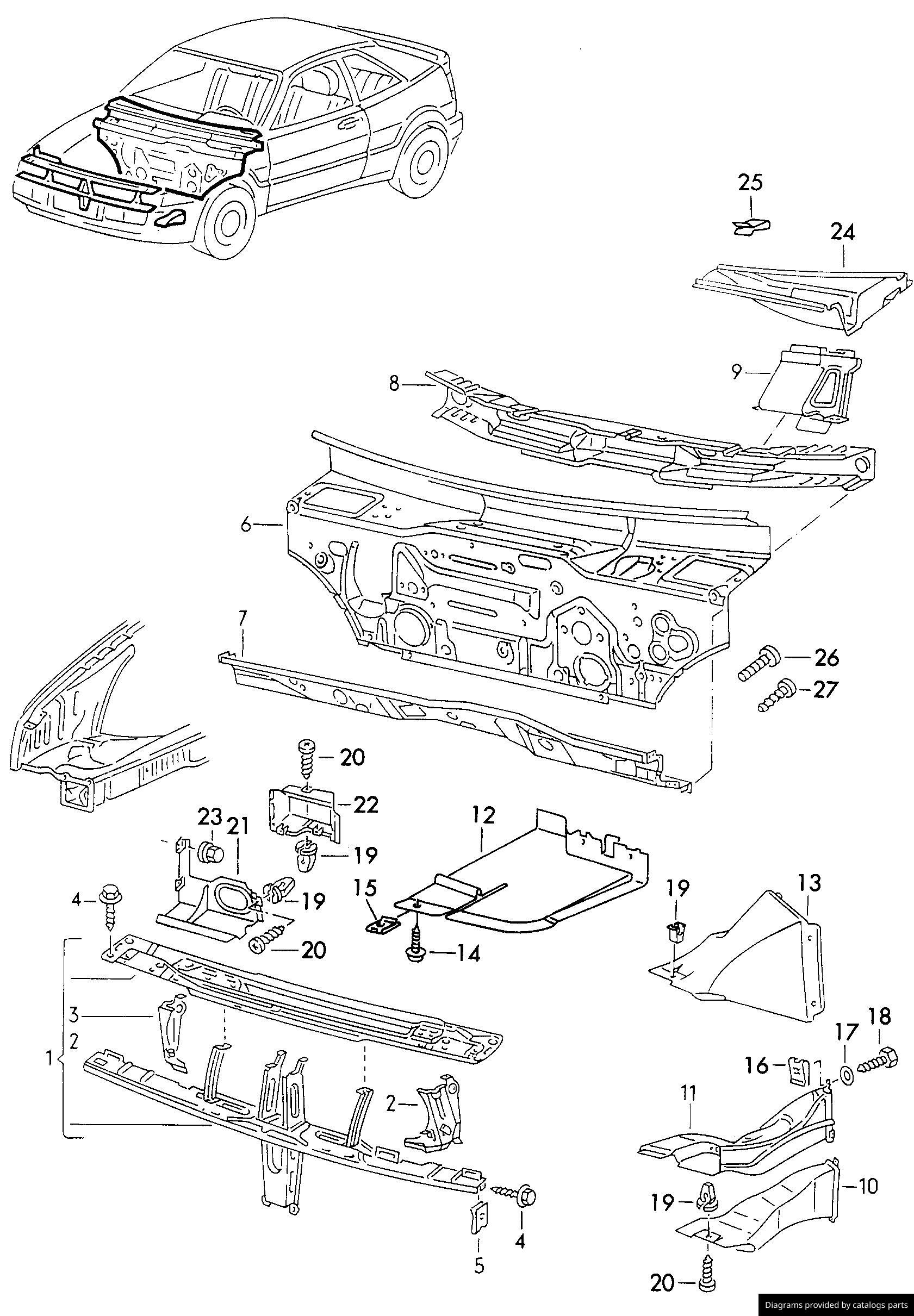 Car part diagram