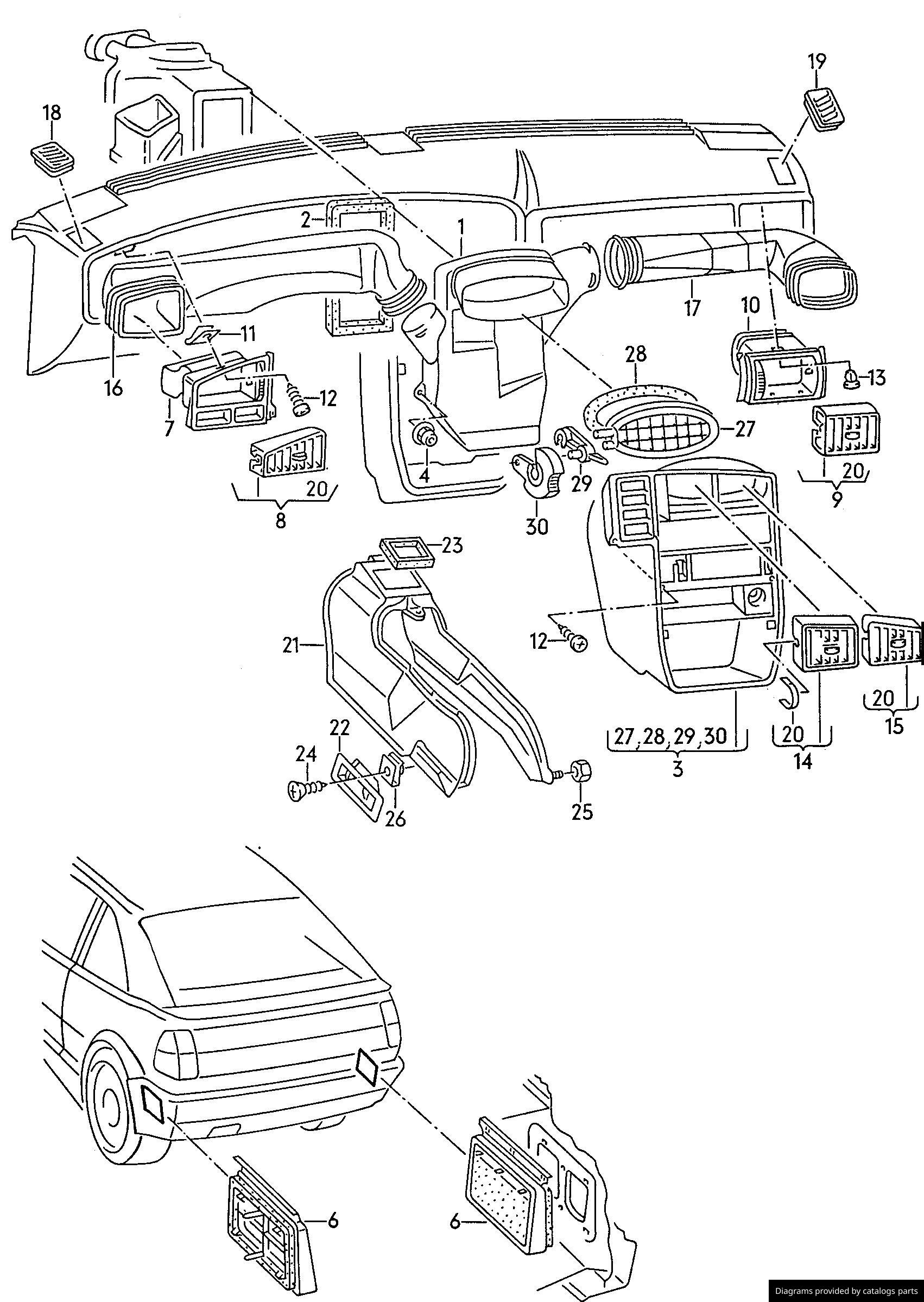 Car part diagram