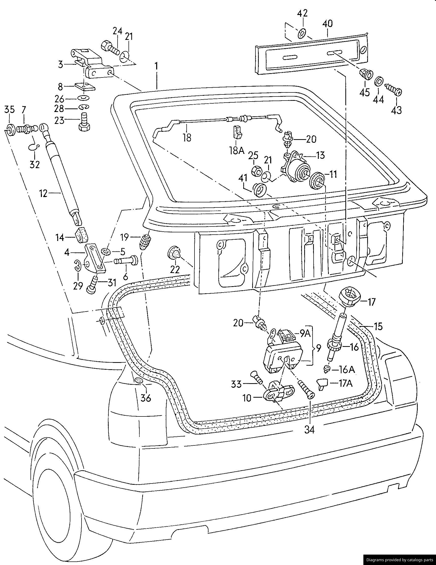 Car part diagram