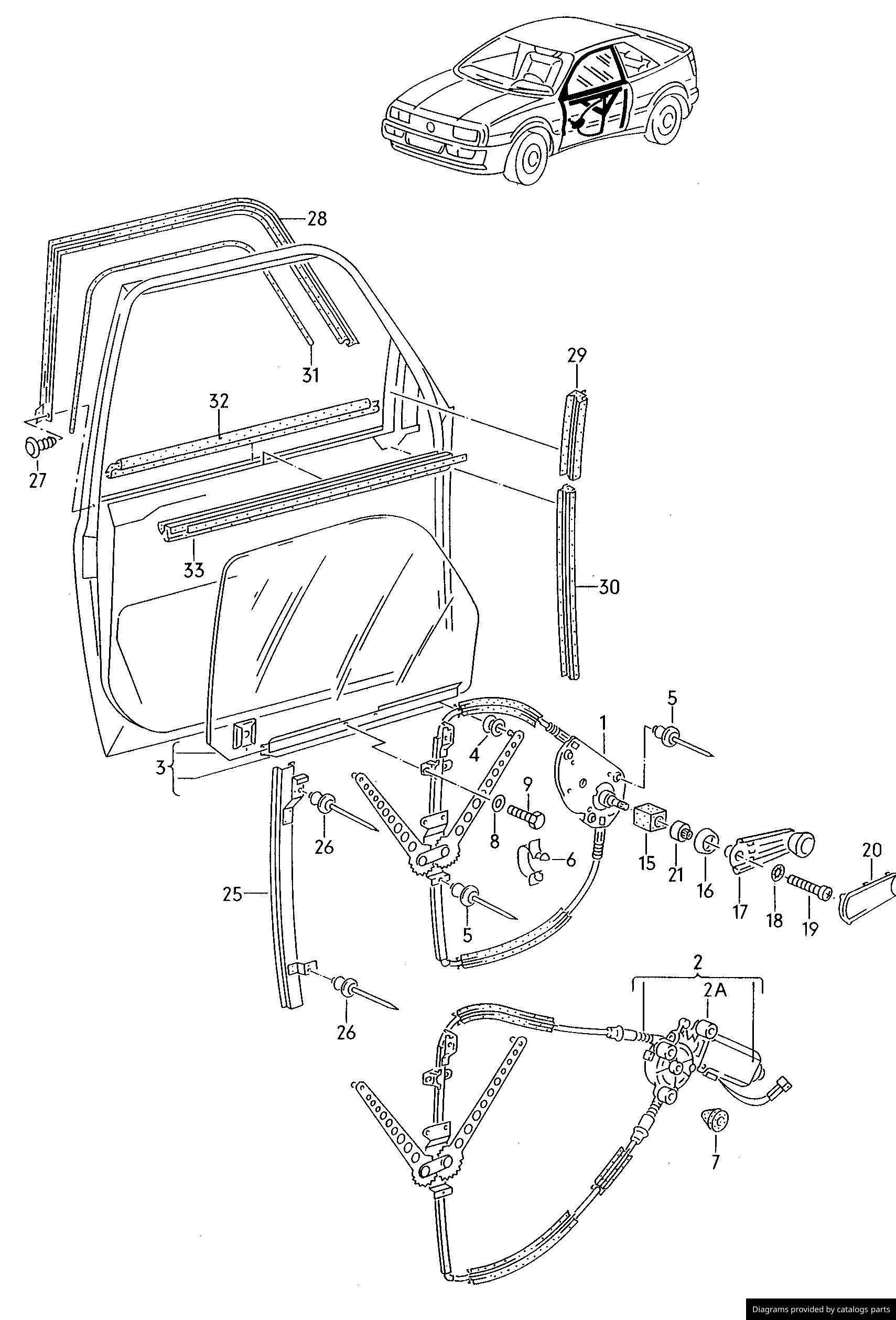 Car part diagram