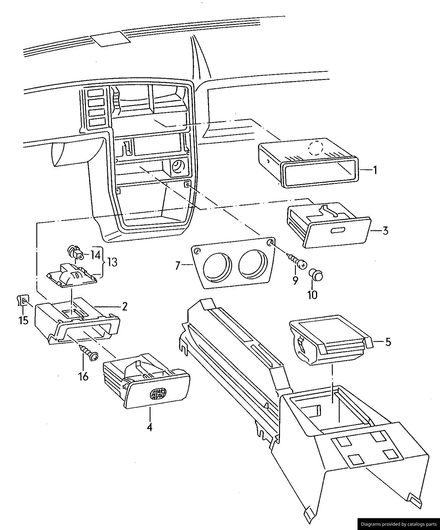 Car part diagram