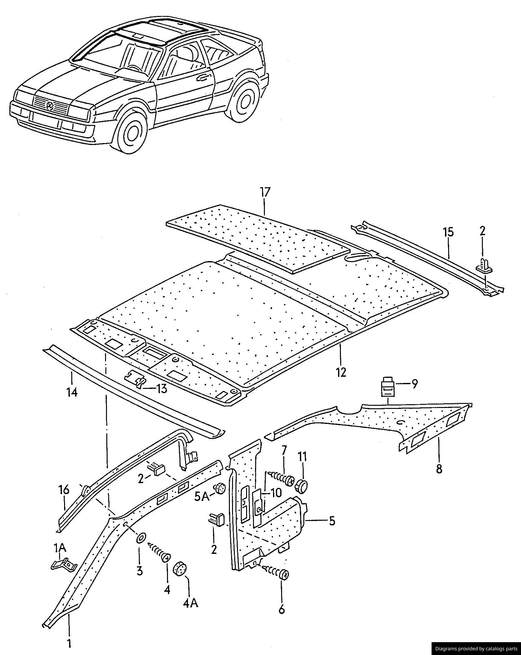 Car part diagram