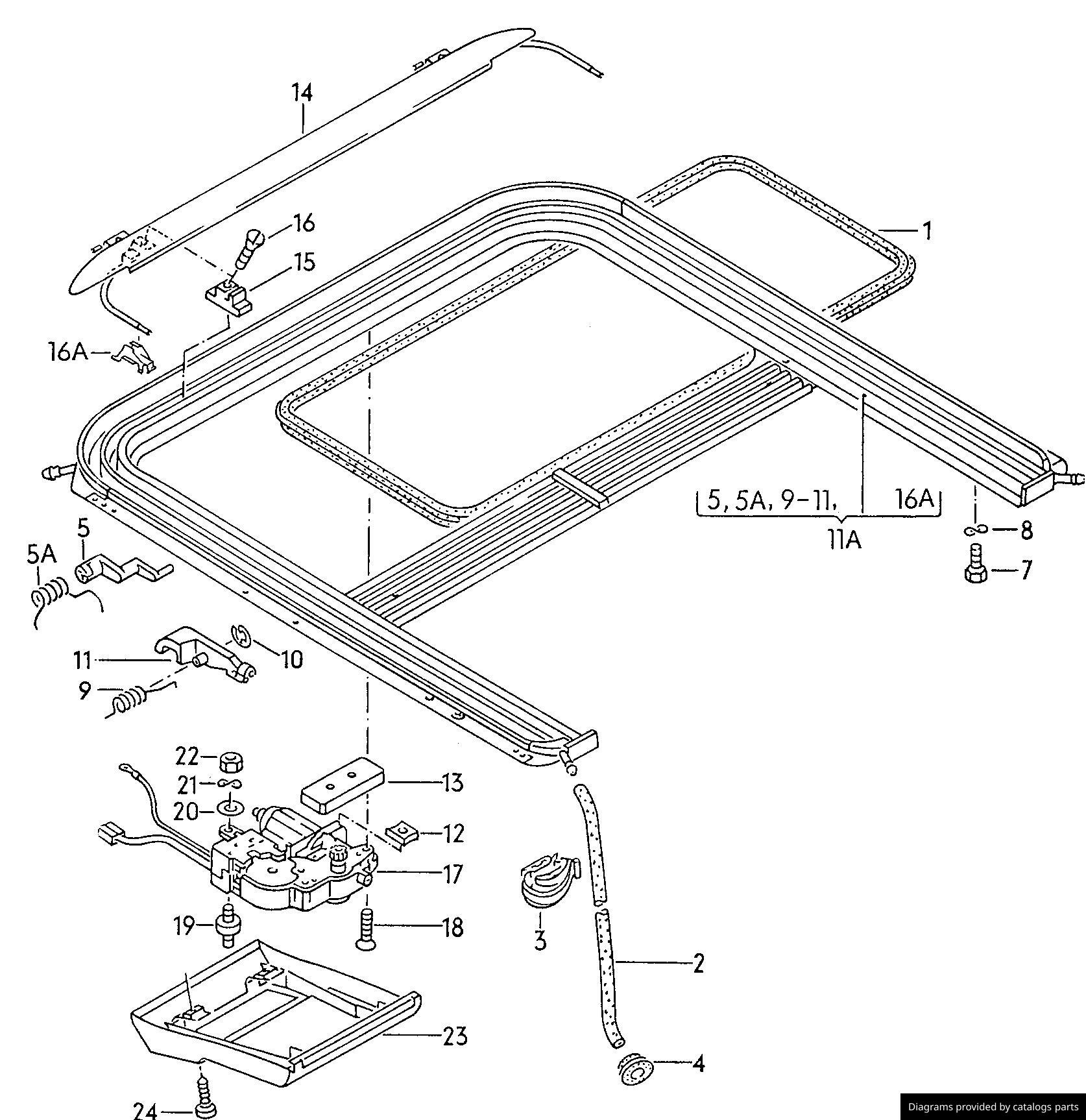 Car part diagram