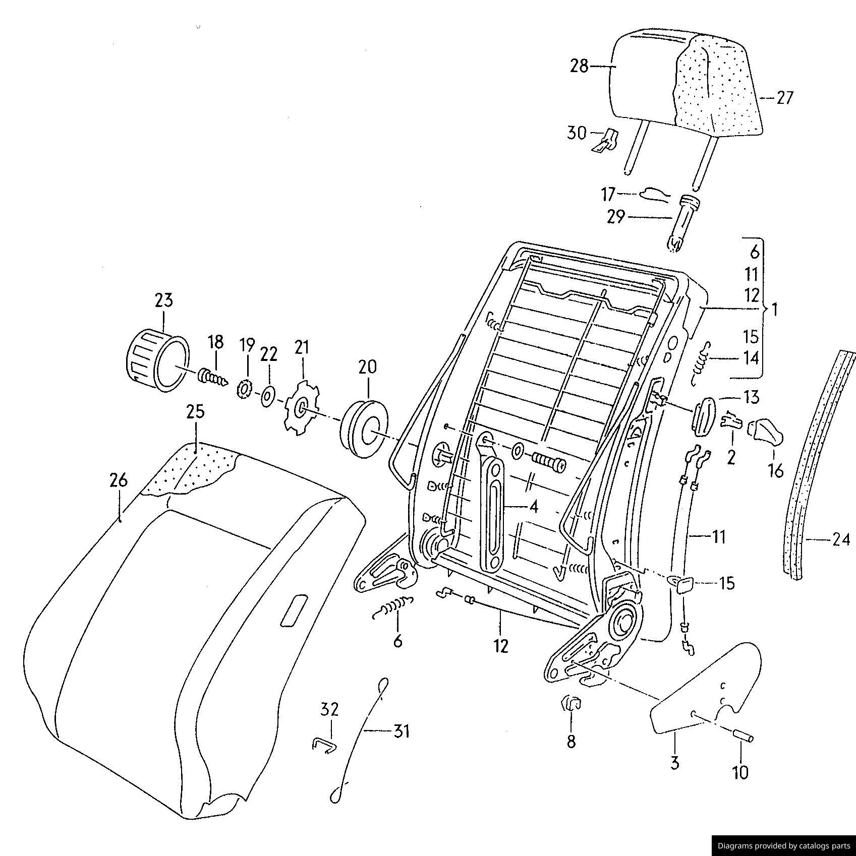 Car part diagram