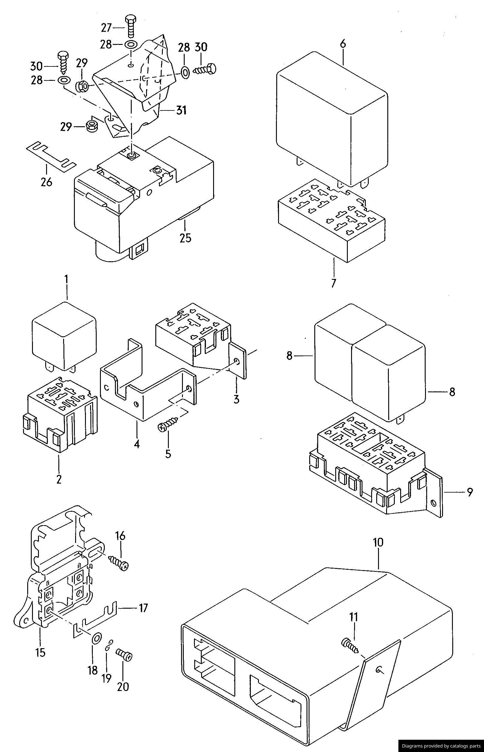 Car part diagram