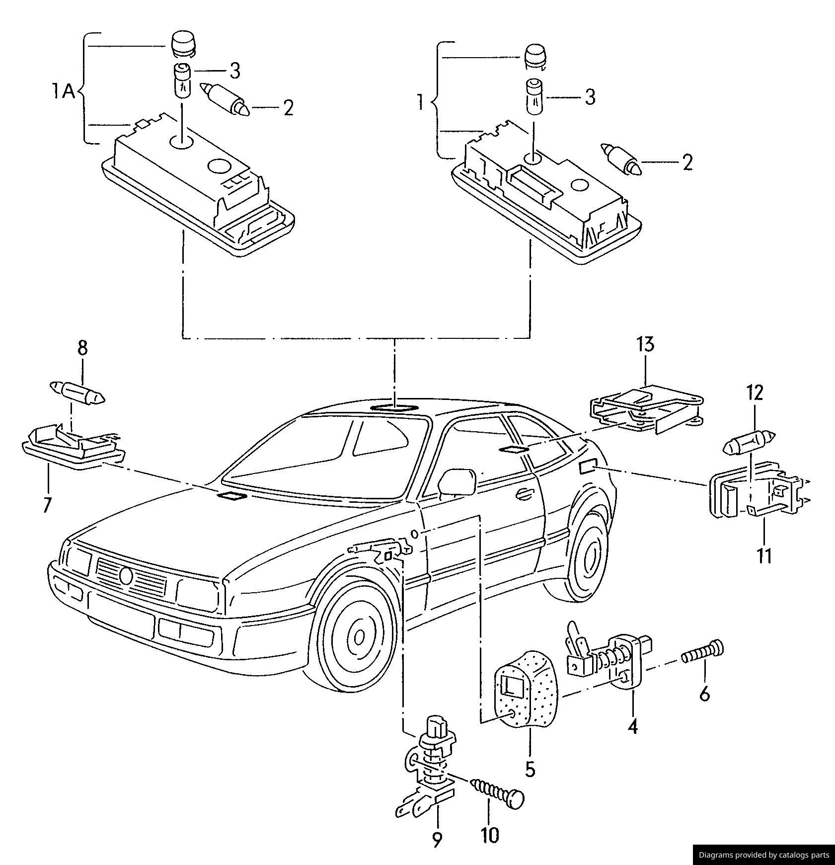 Car part diagram
