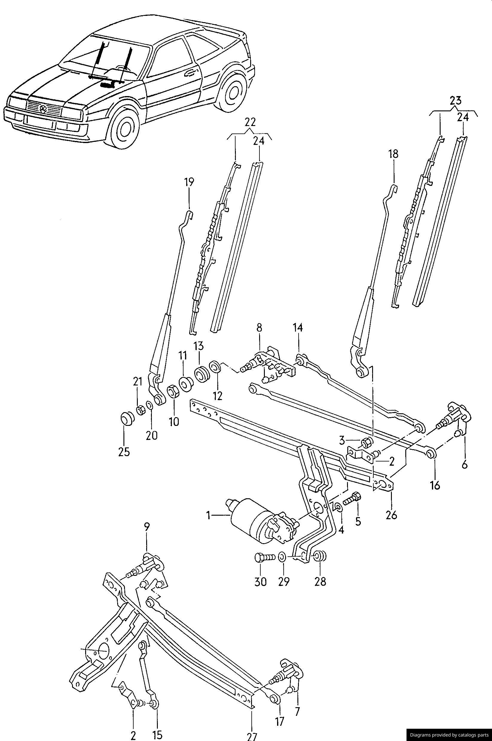 Car part diagram