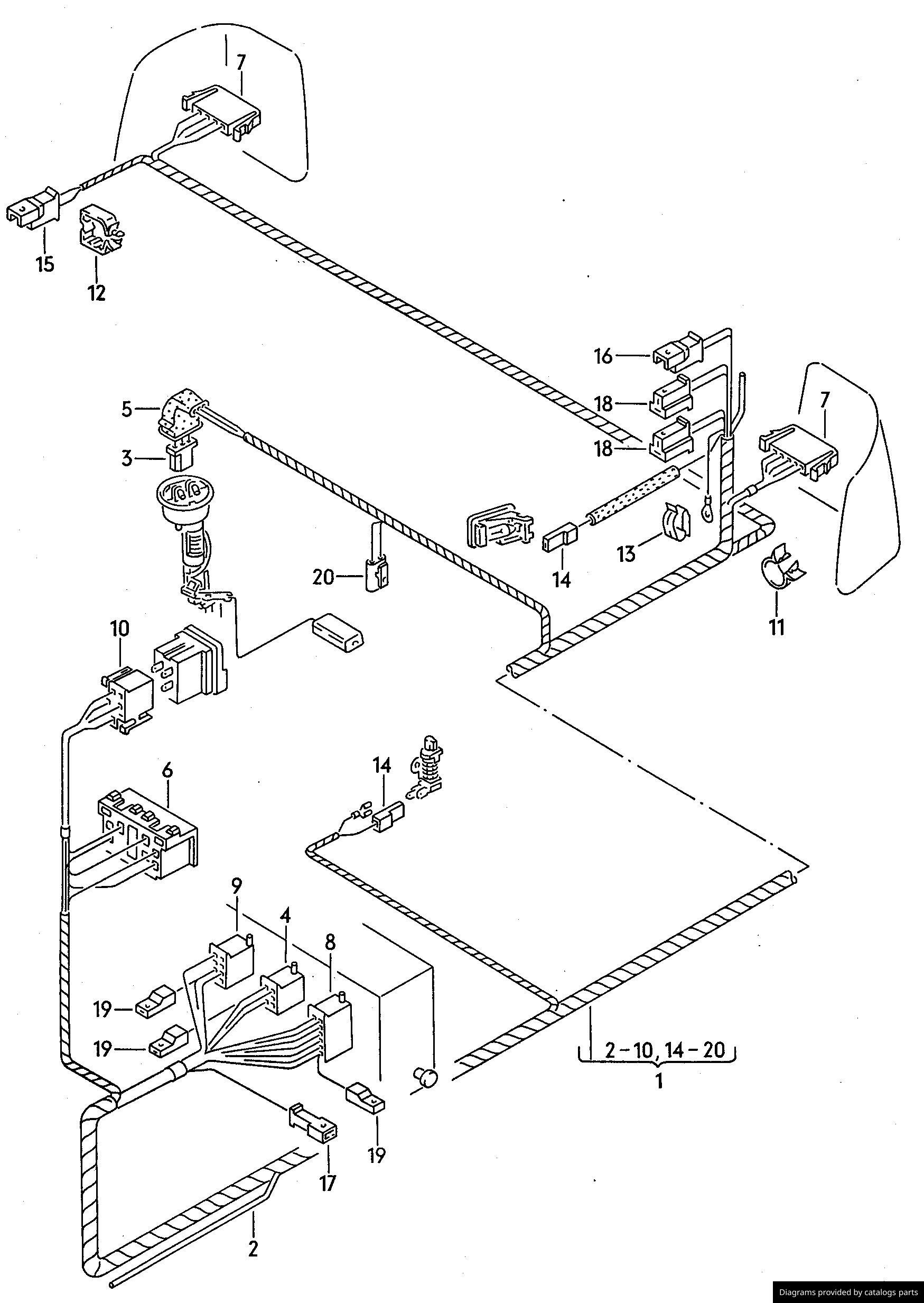 Car part diagram