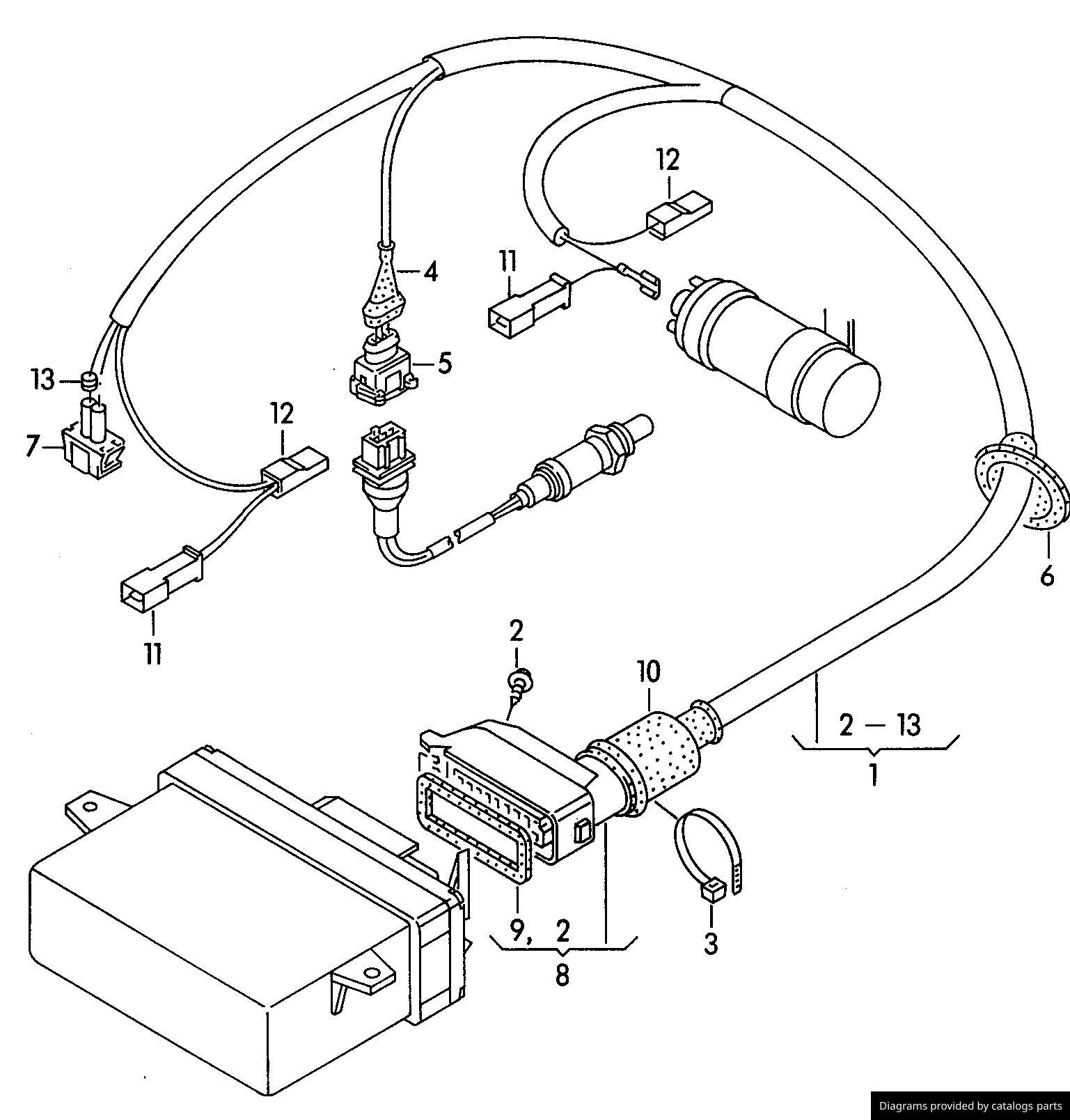 Car part diagram