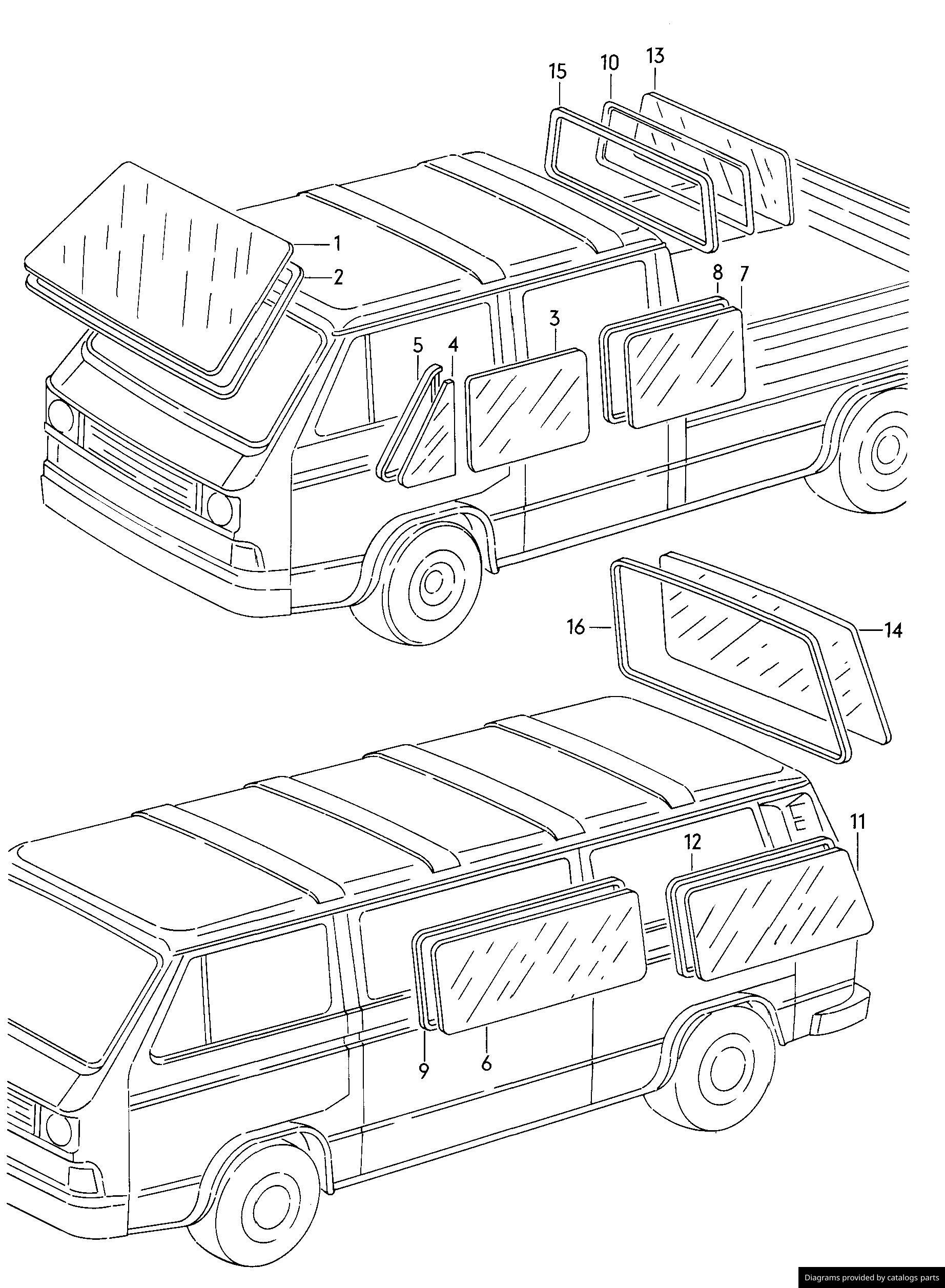 Car part diagram