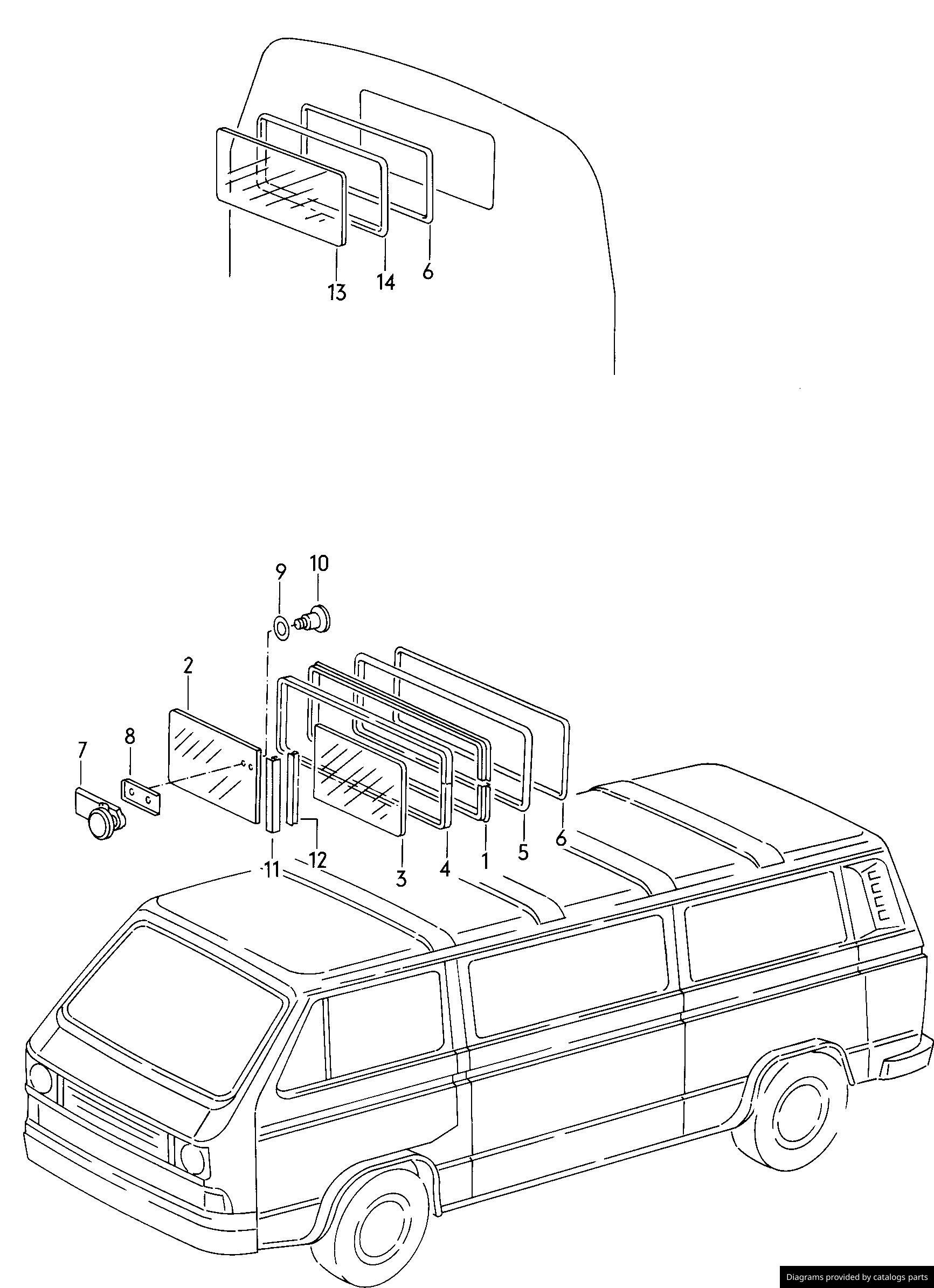 Car part diagram