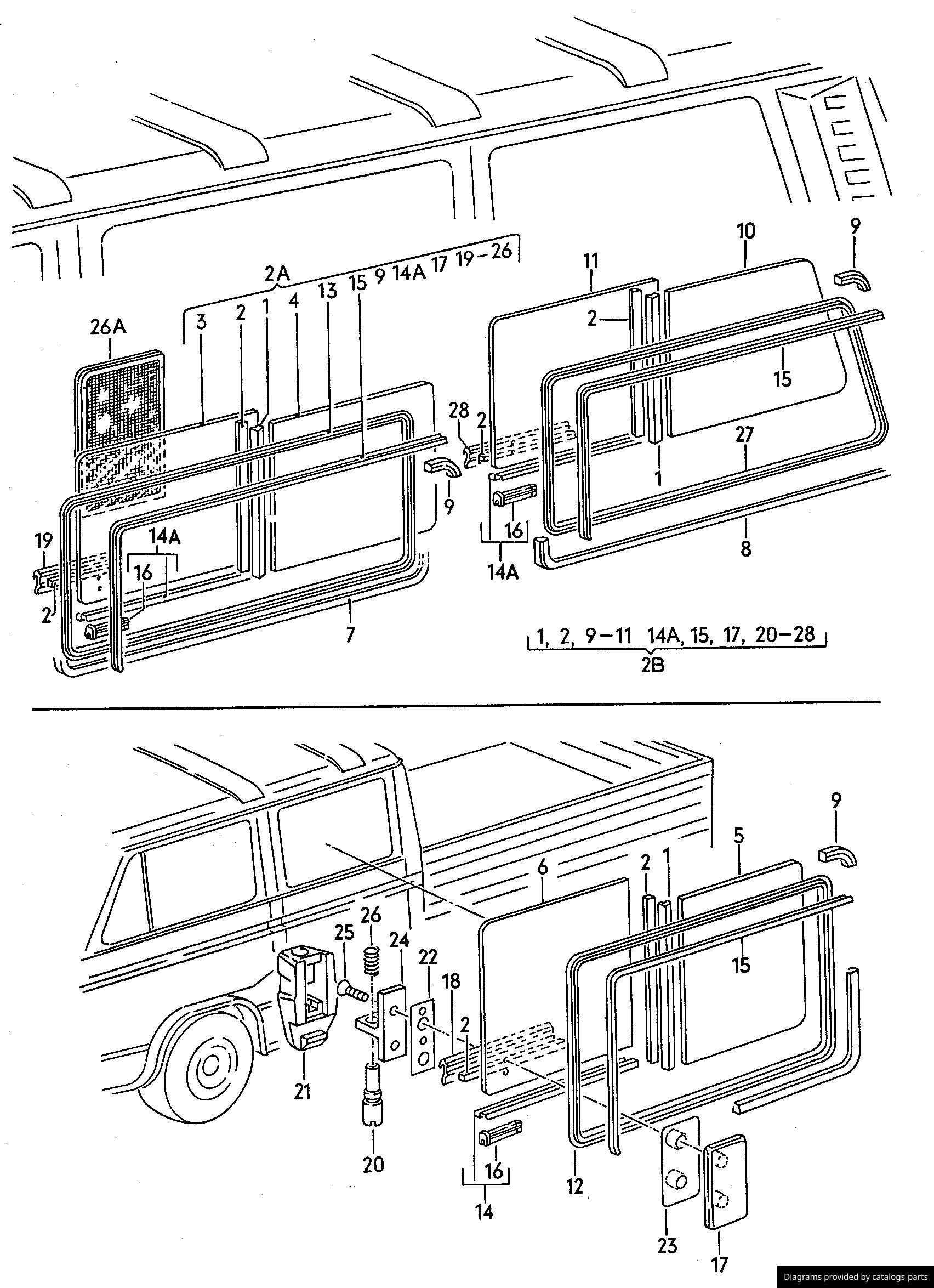 Car part diagram