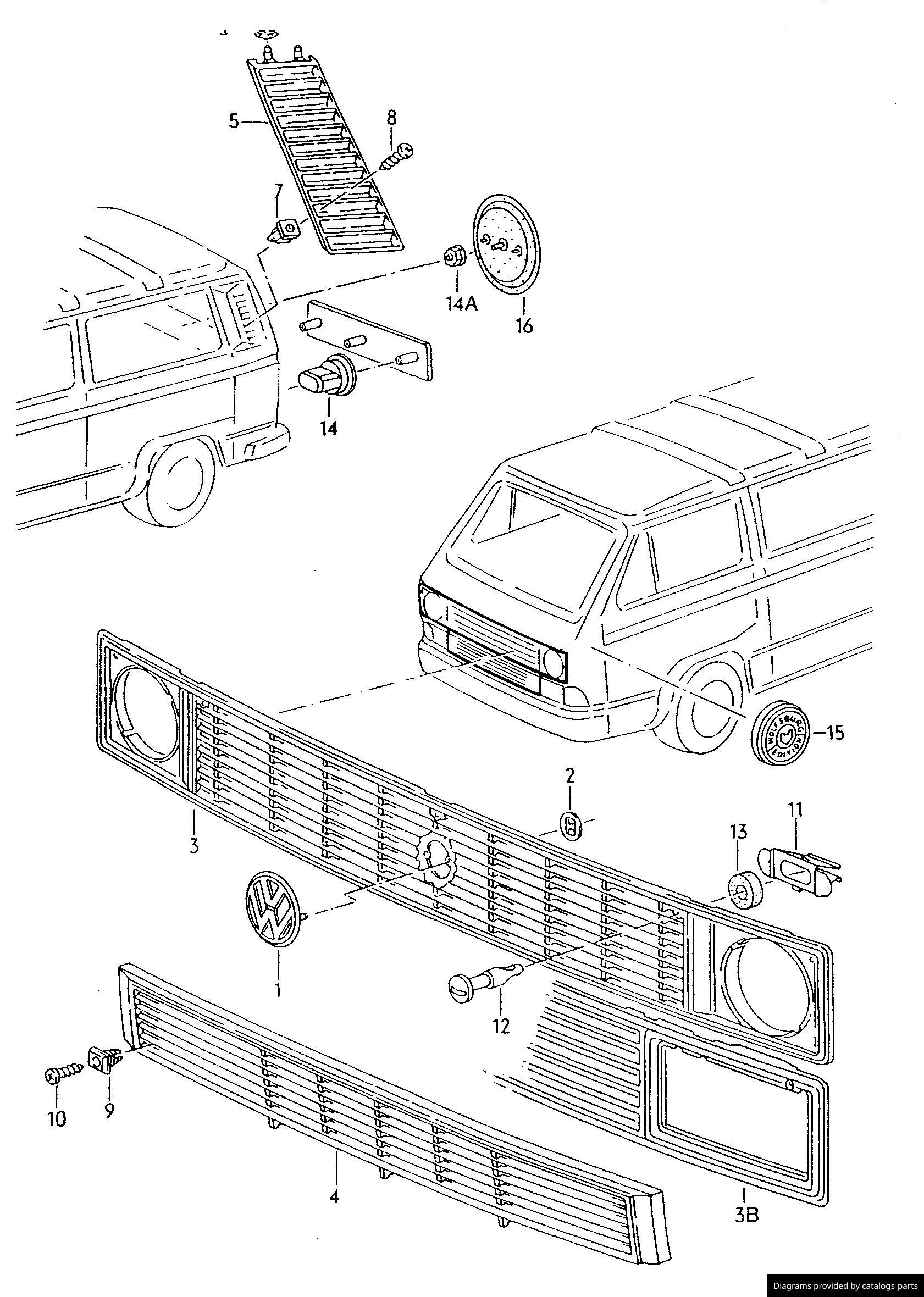 Car part diagram