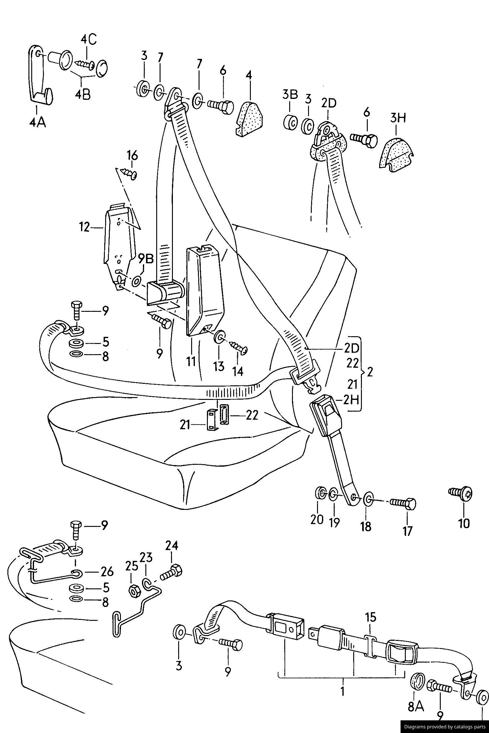 Car part diagram