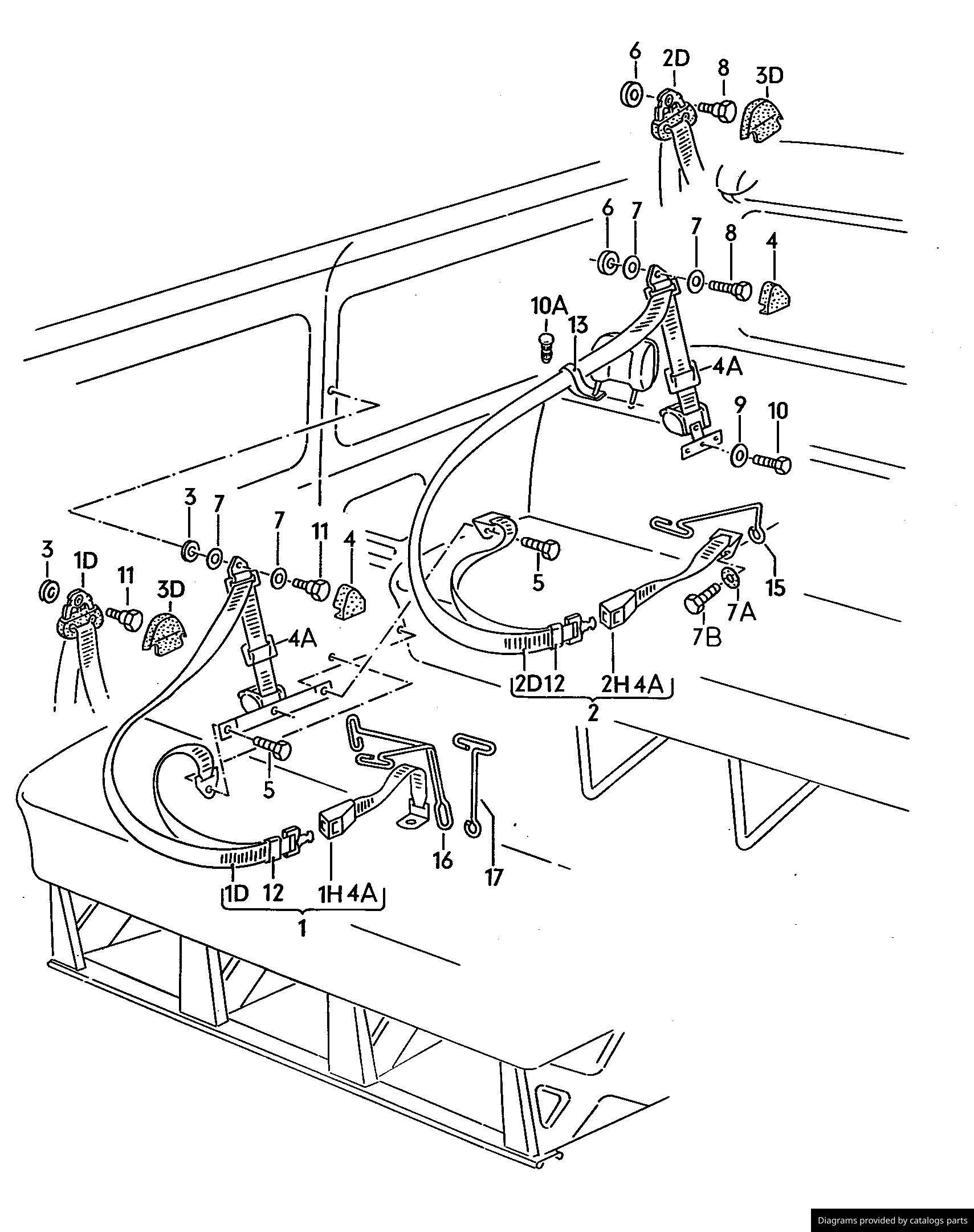 Car part diagram