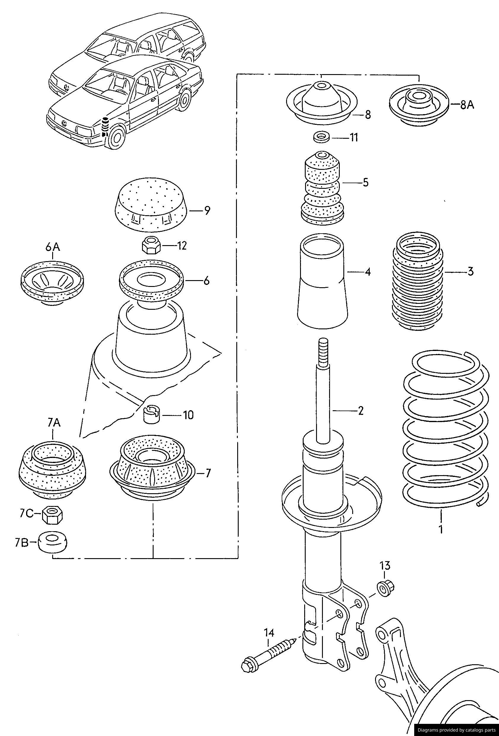 Car part diagram