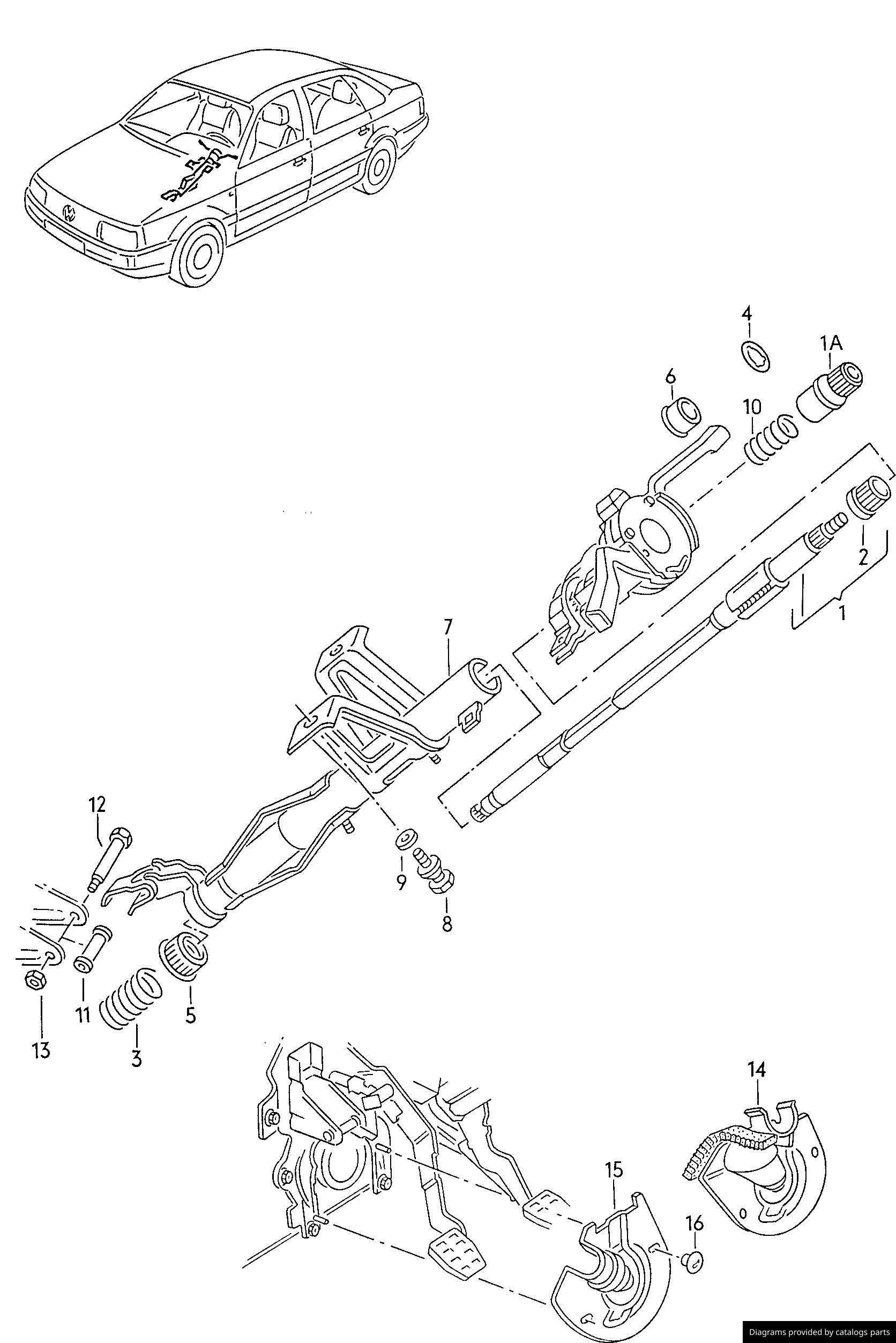 Car part diagram