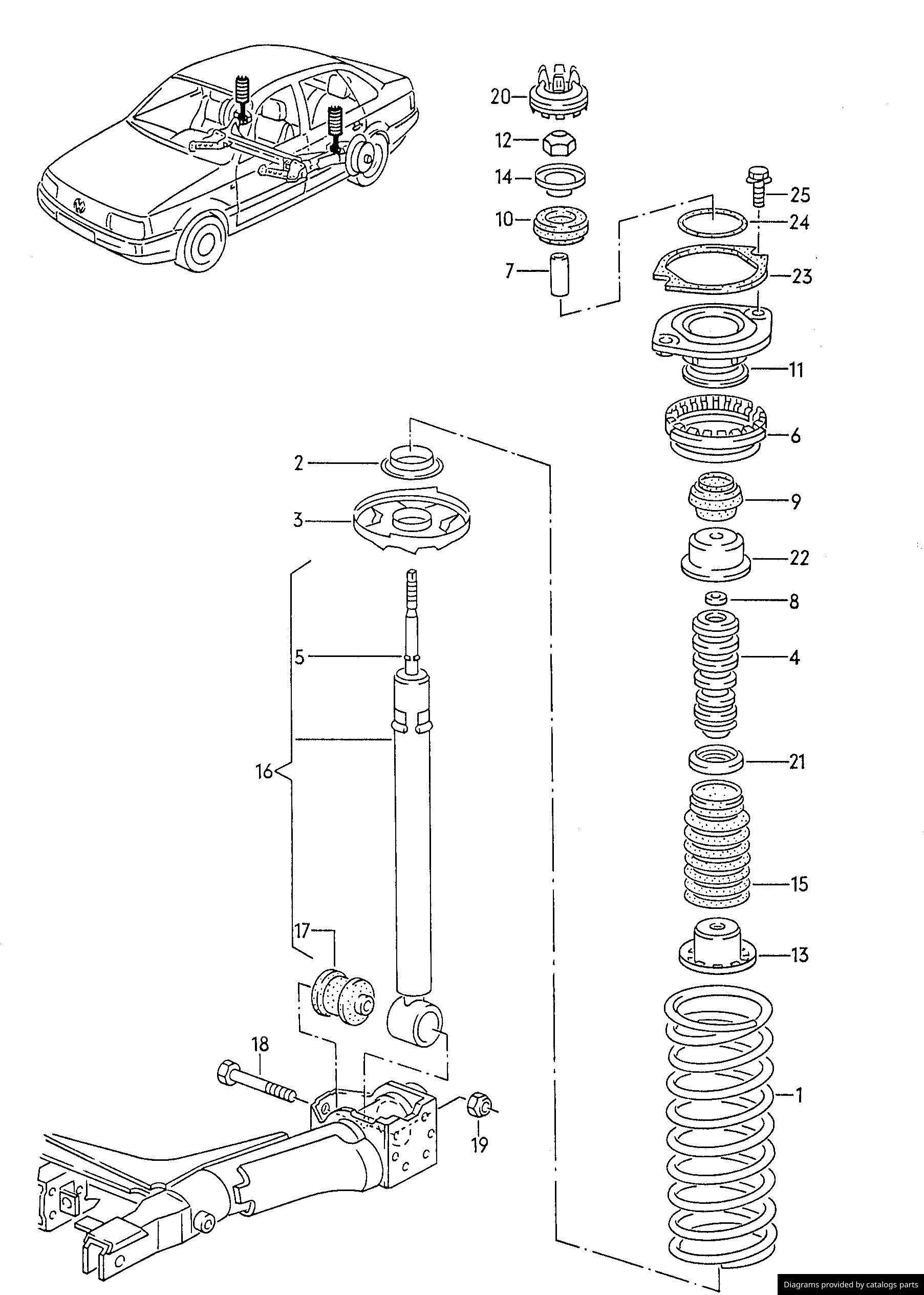 Car part diagram