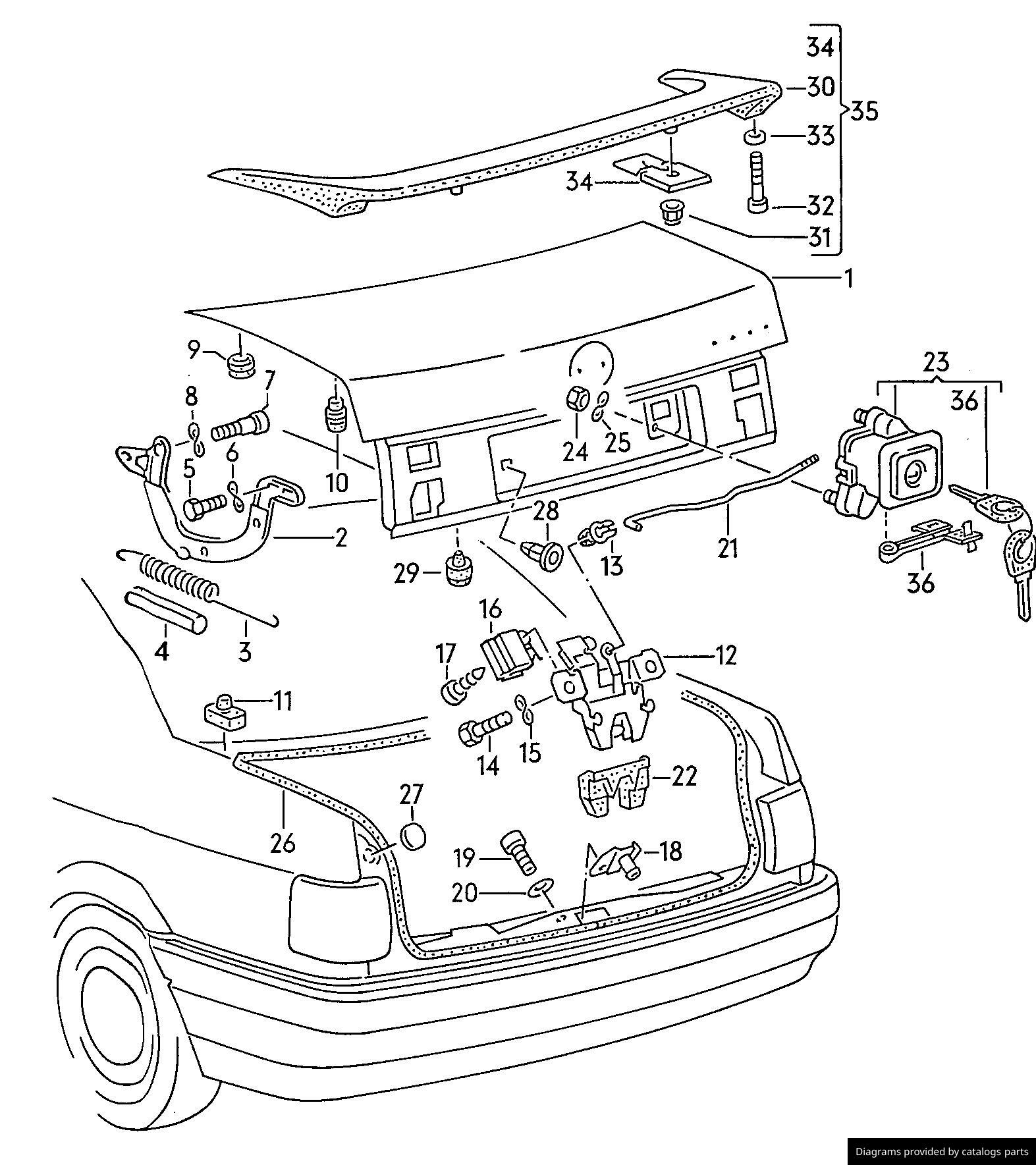 Car part diagram